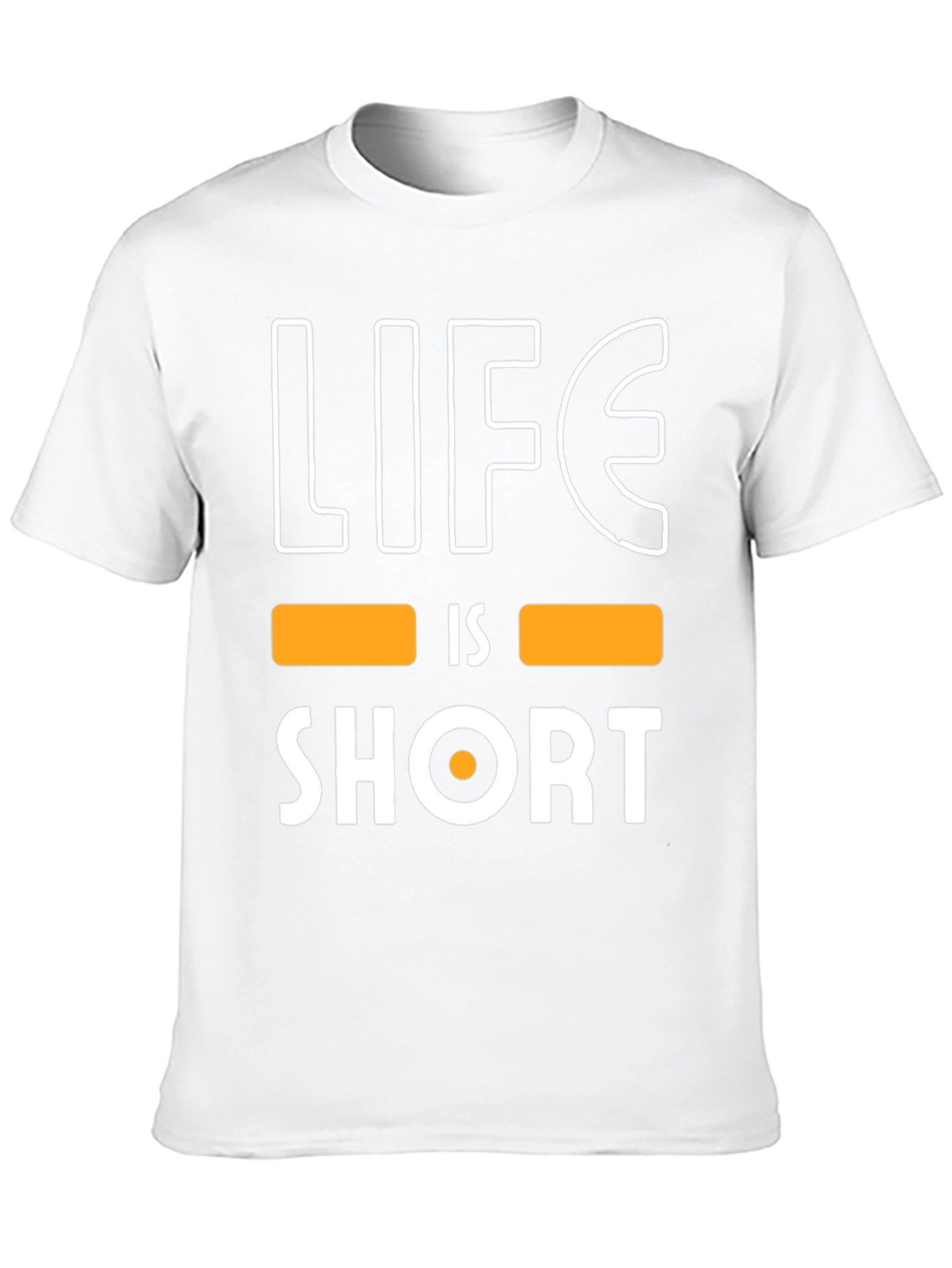 Life is Short Graphic Tee - Black