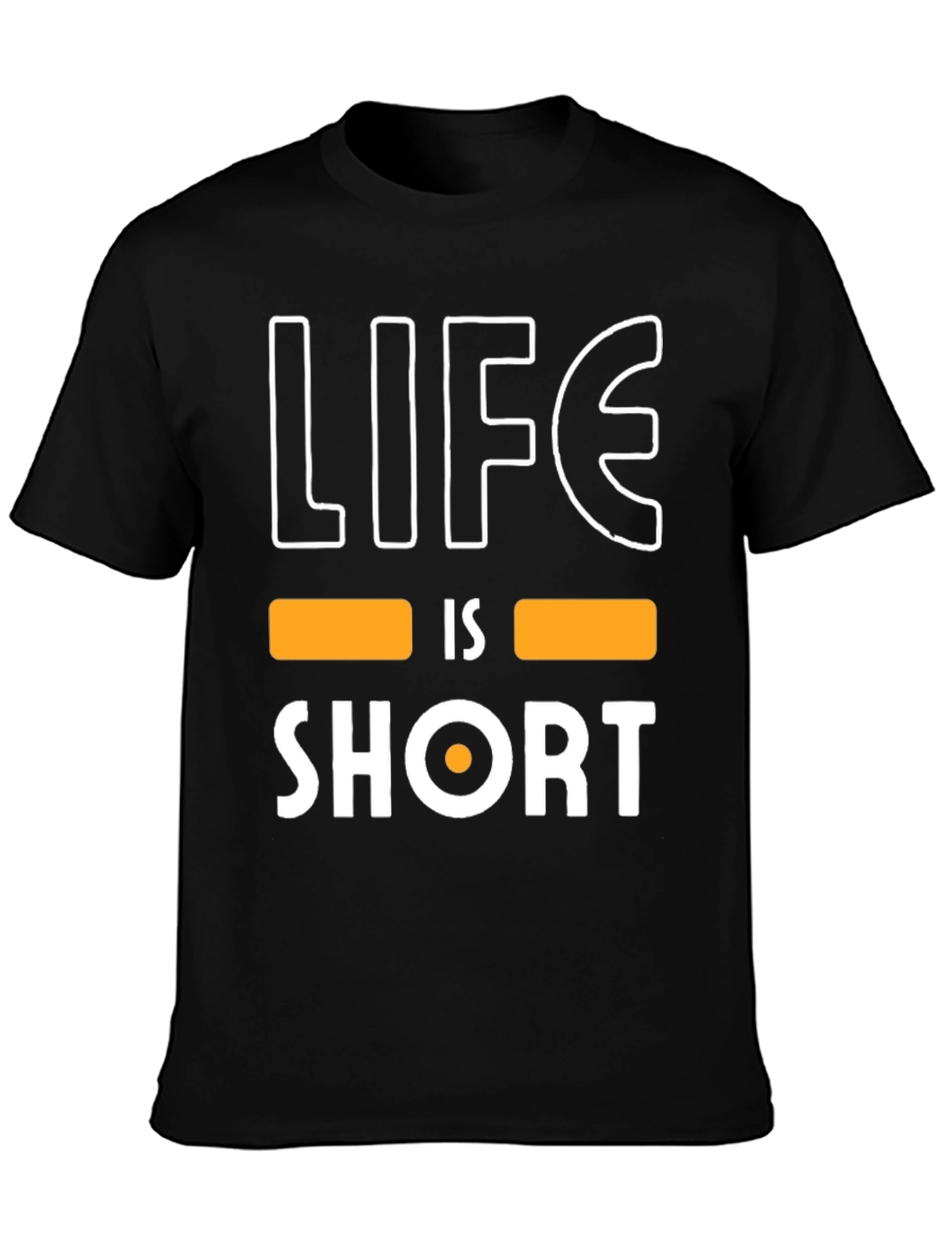Life is Short Graphic Tee - Black
