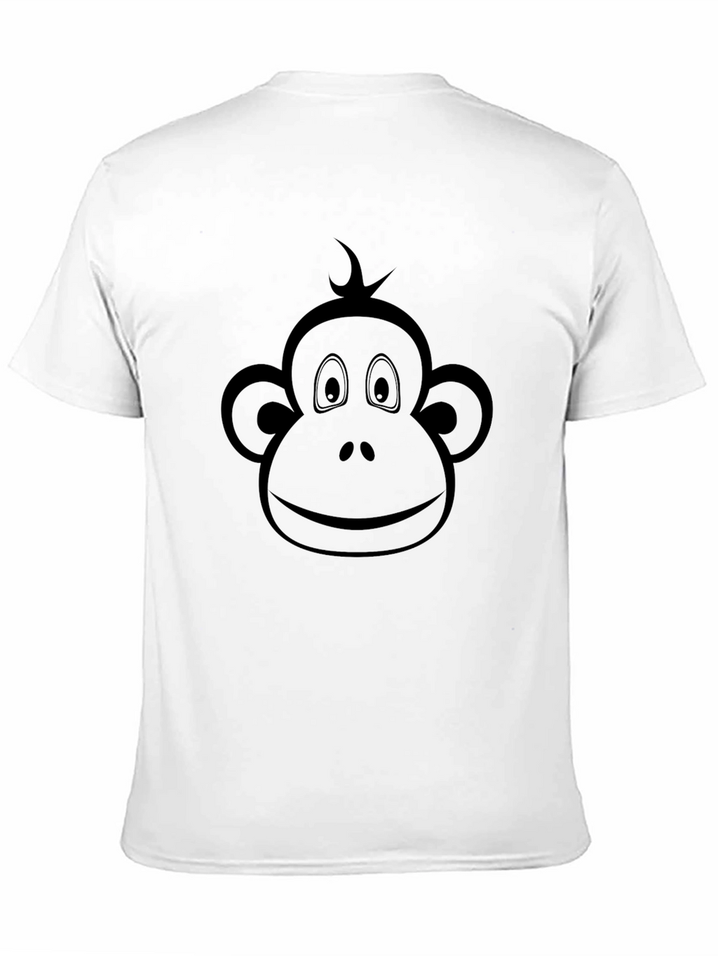 Monkey Face Graphic Tee - Classic Black T-Shirt