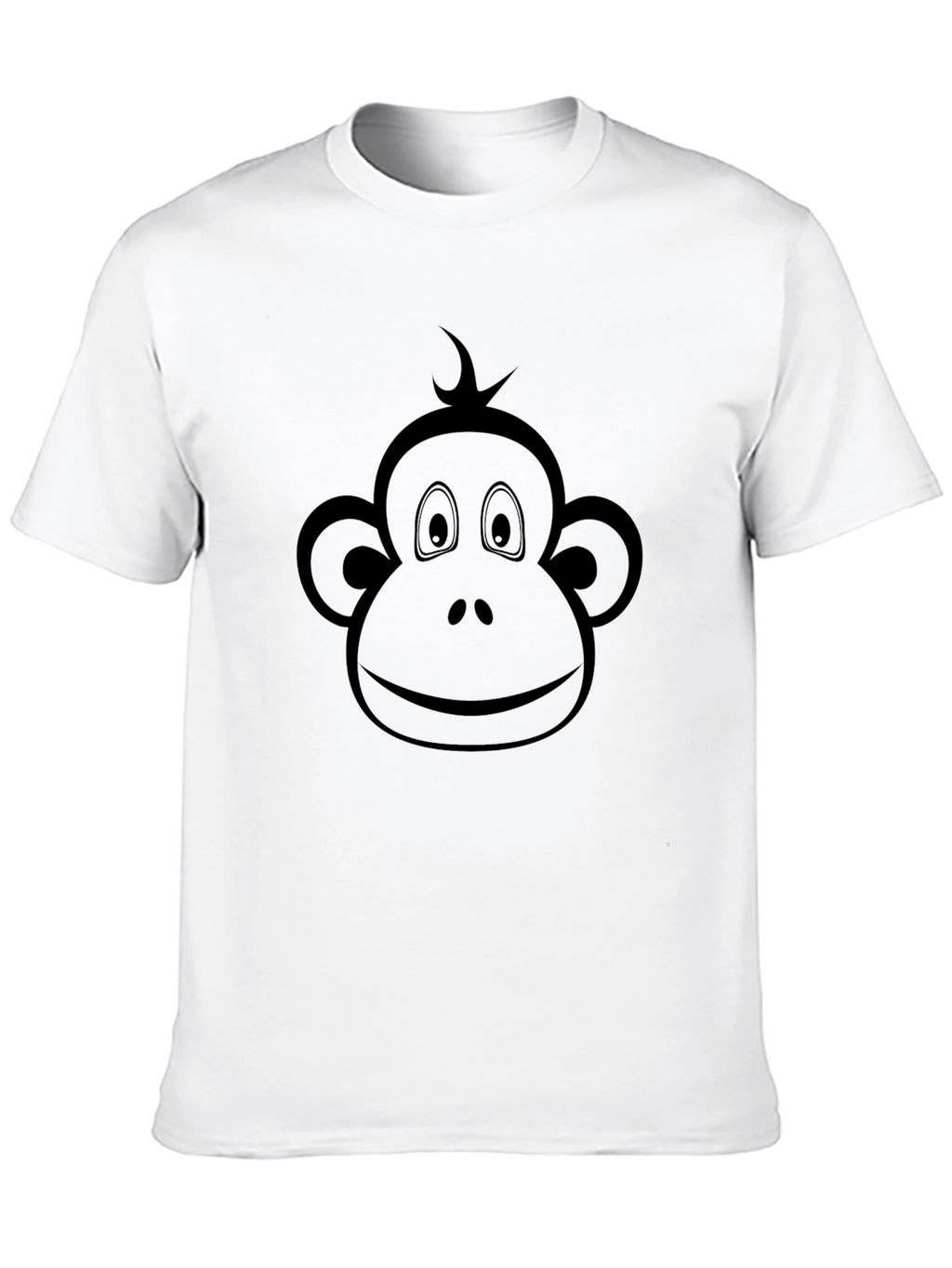 Monkey Face Graphic Tee - Classic Black T-Shirt