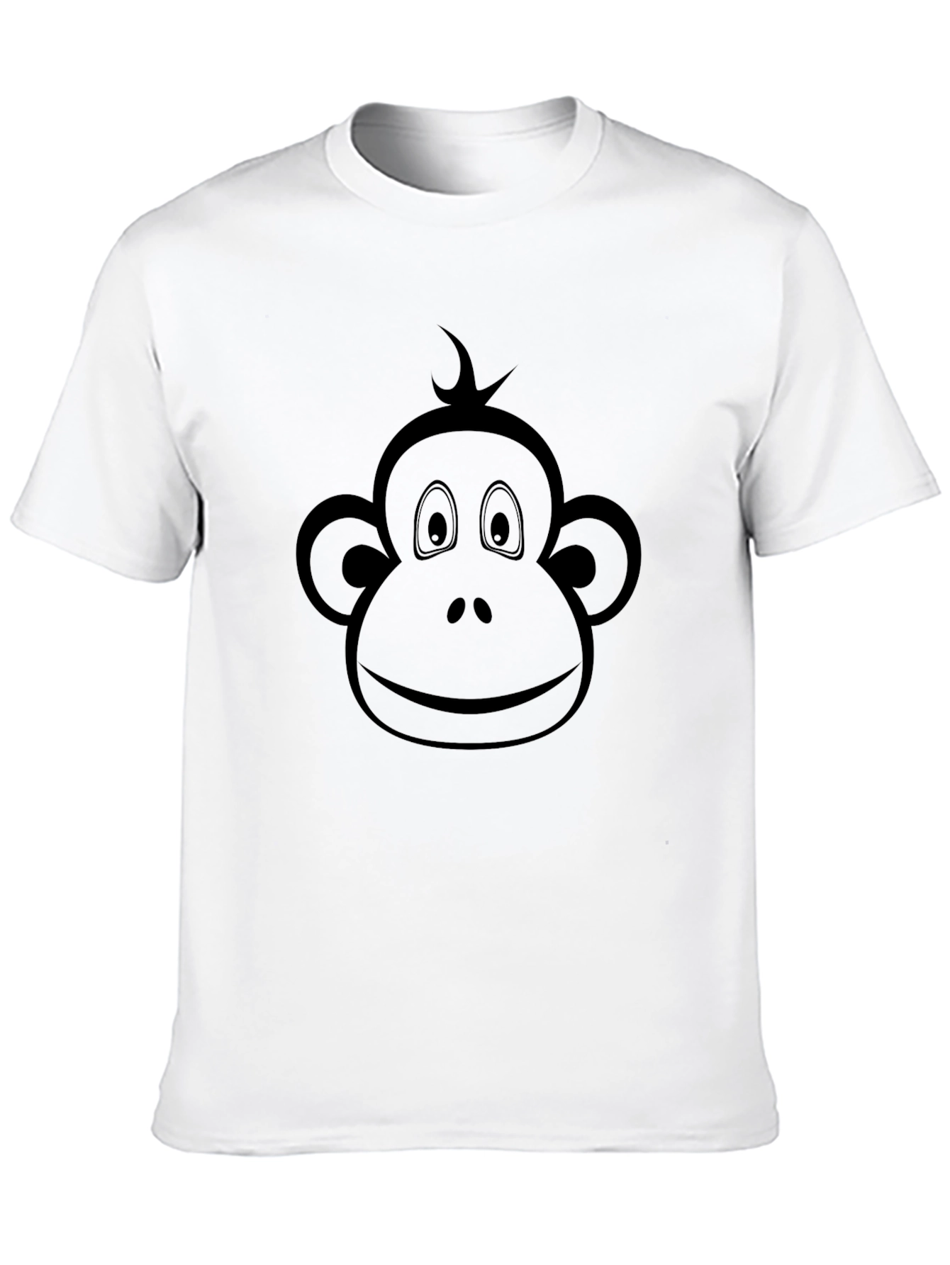 Monkey Face Graphic Tee - Classic Black T-Shirt