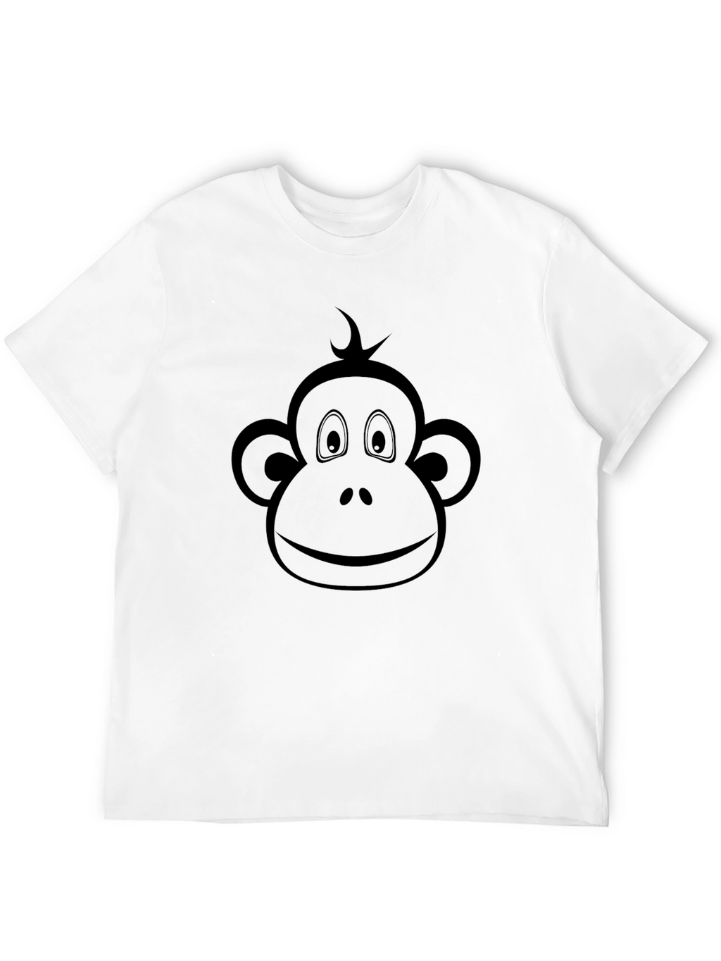 Monkey Face Graphic Tee - Classic Black T-Shirt