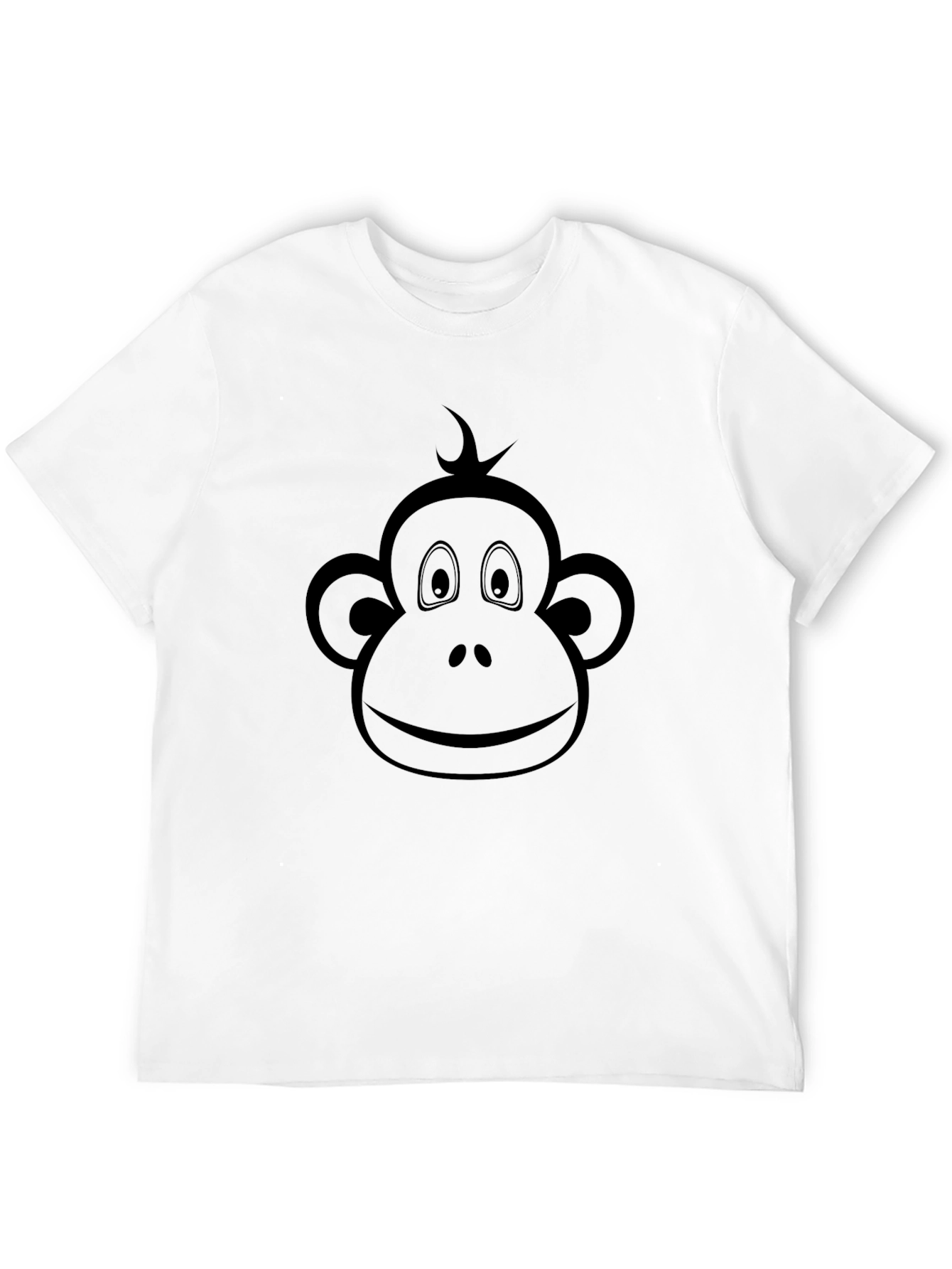 Monkey Face Graphic Tee - Classic Black T-Shirt