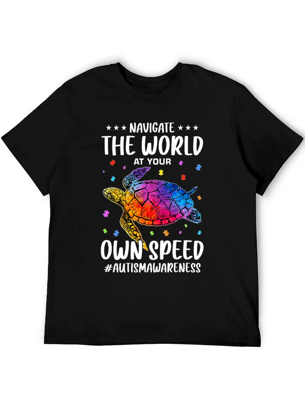 Autism Awareness Turtle T-Shirt