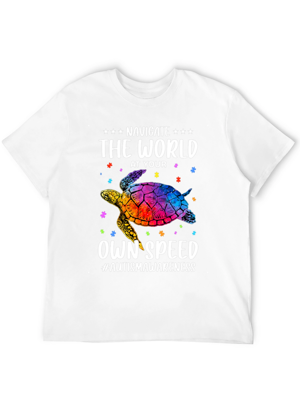 Autism Awareness Turtle T-Shirt