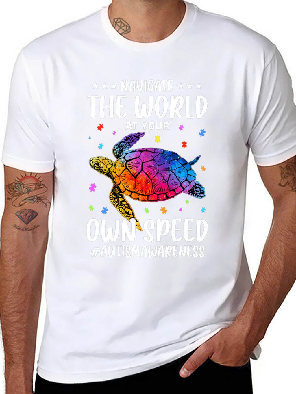 Autism Awareness Turtle T-Shirt