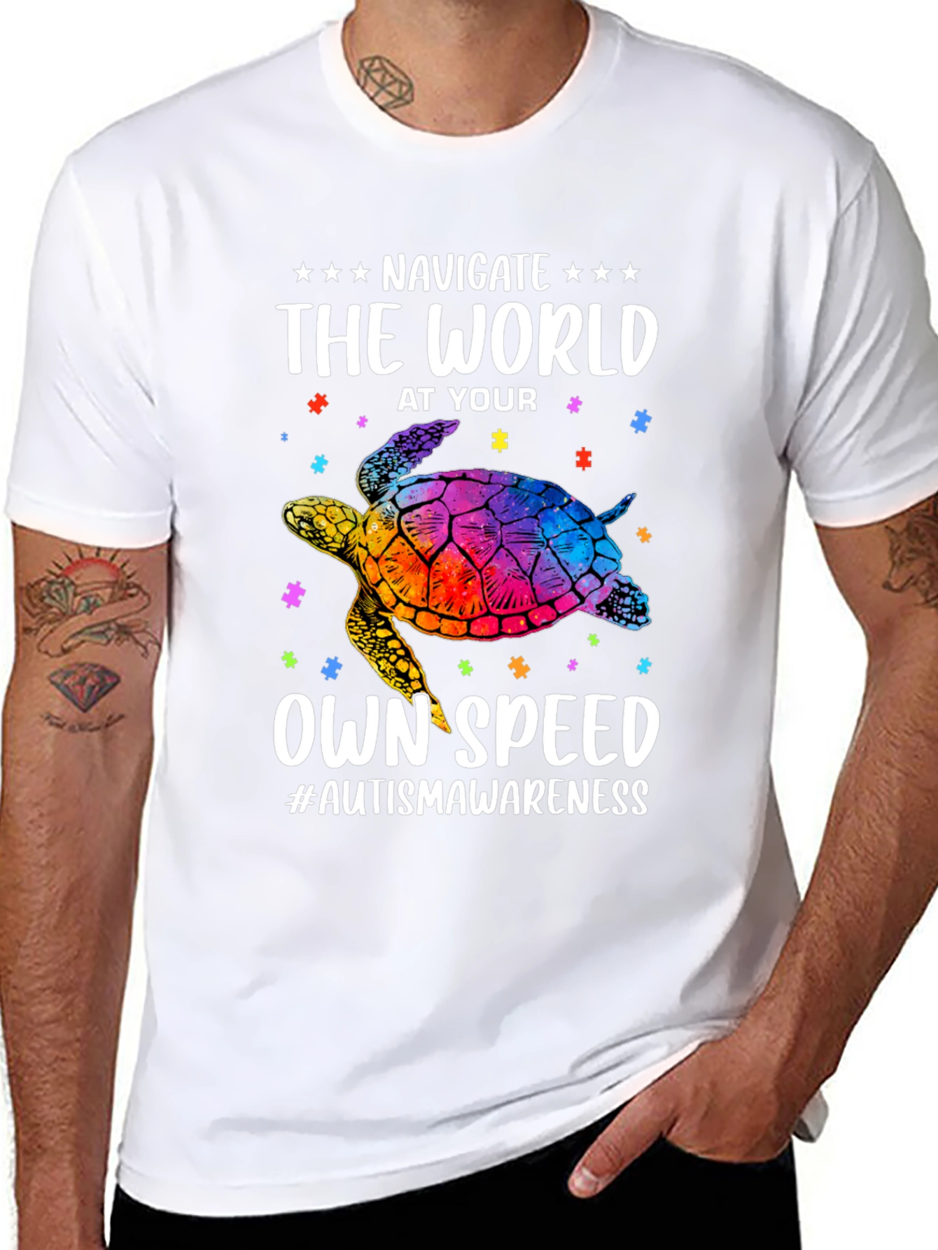 Autism Awareness Turtle T-Shirt