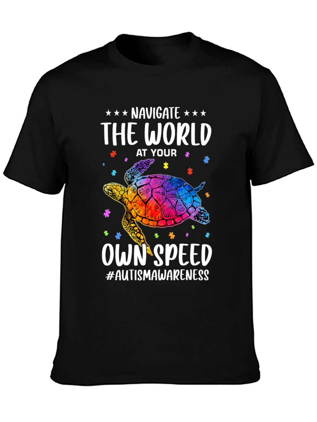 Autism Awareness Turtle T-Shirt