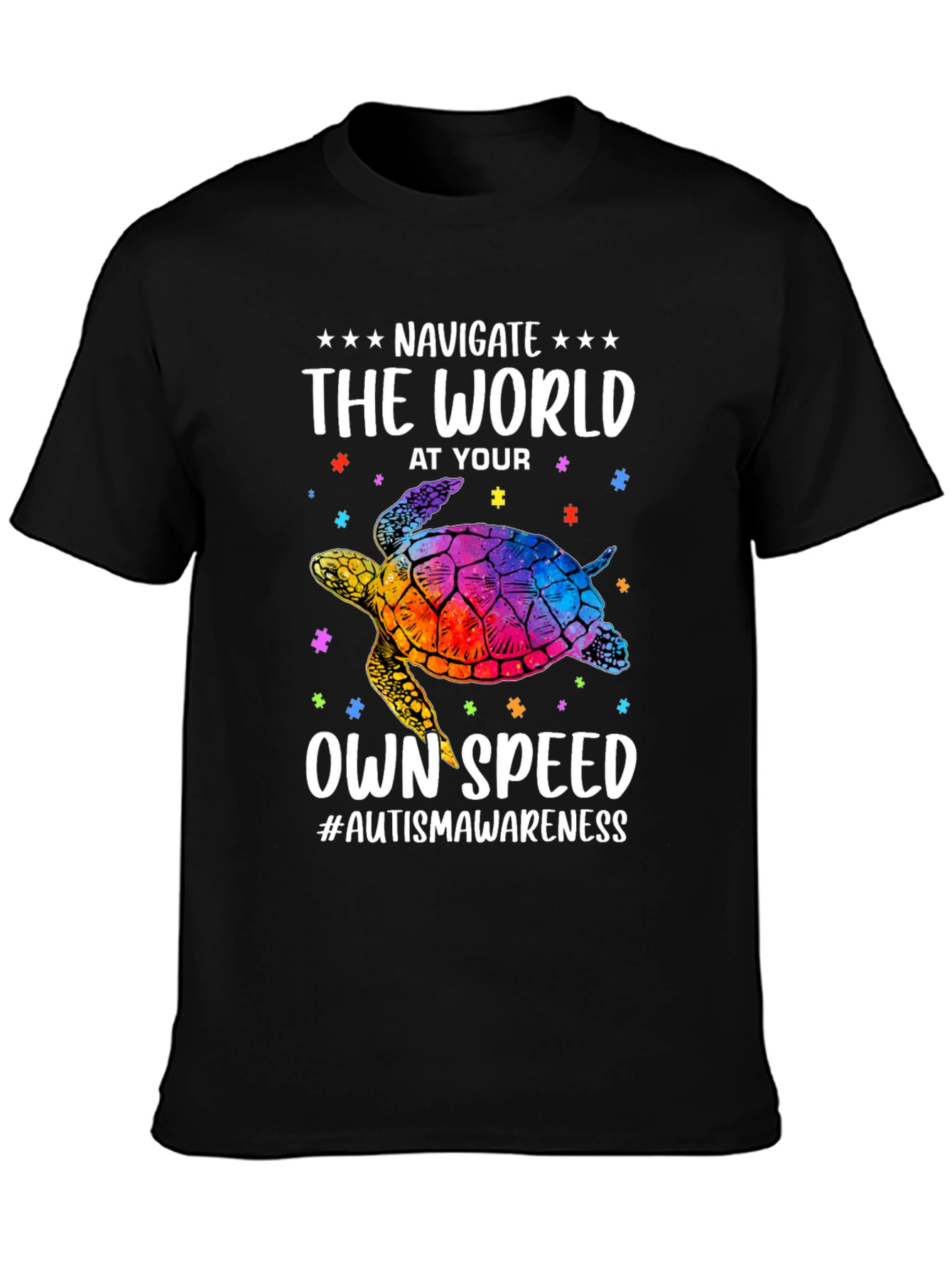 Autism Awareness Turtle T-Shirt