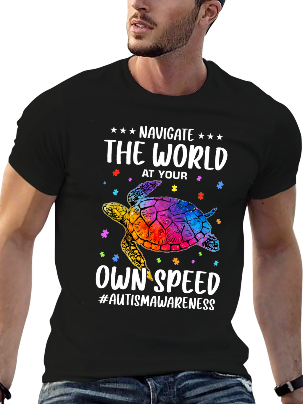 Autism Awareness Turtle T-Shirt