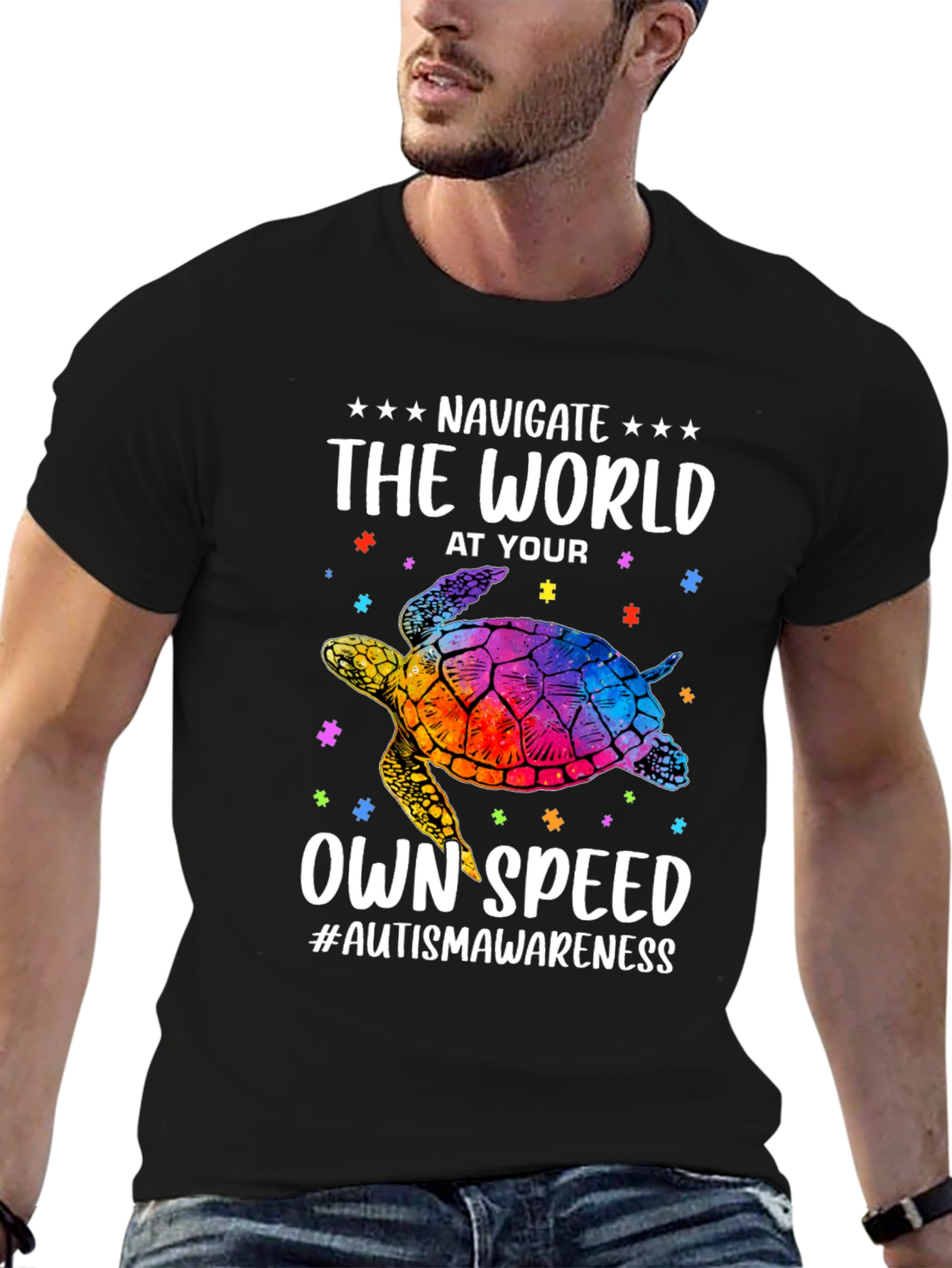Autism Awareness Turtle T-Shirt