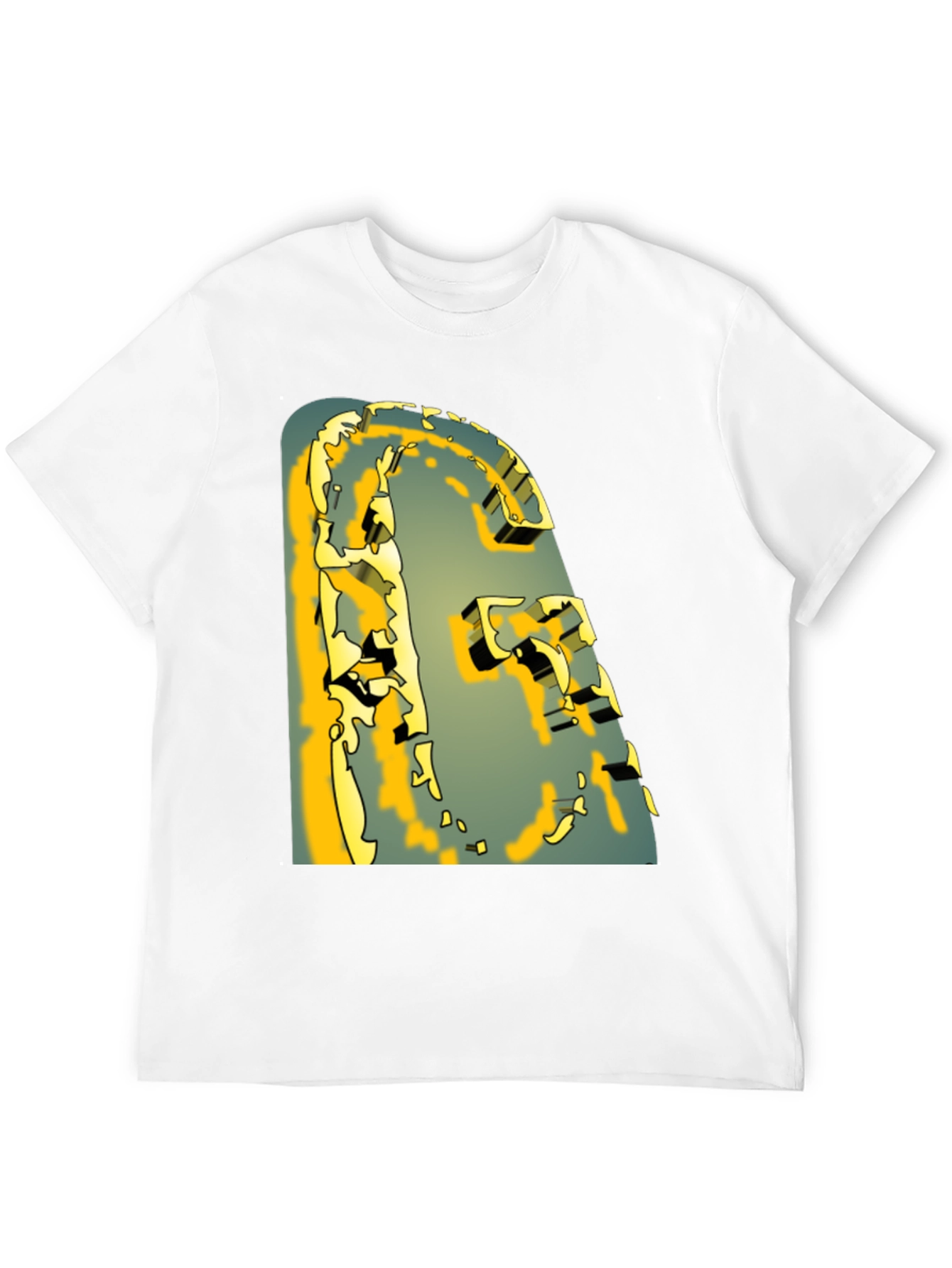 Abstract Graphic Print T-Shirt - Modern Art Tee