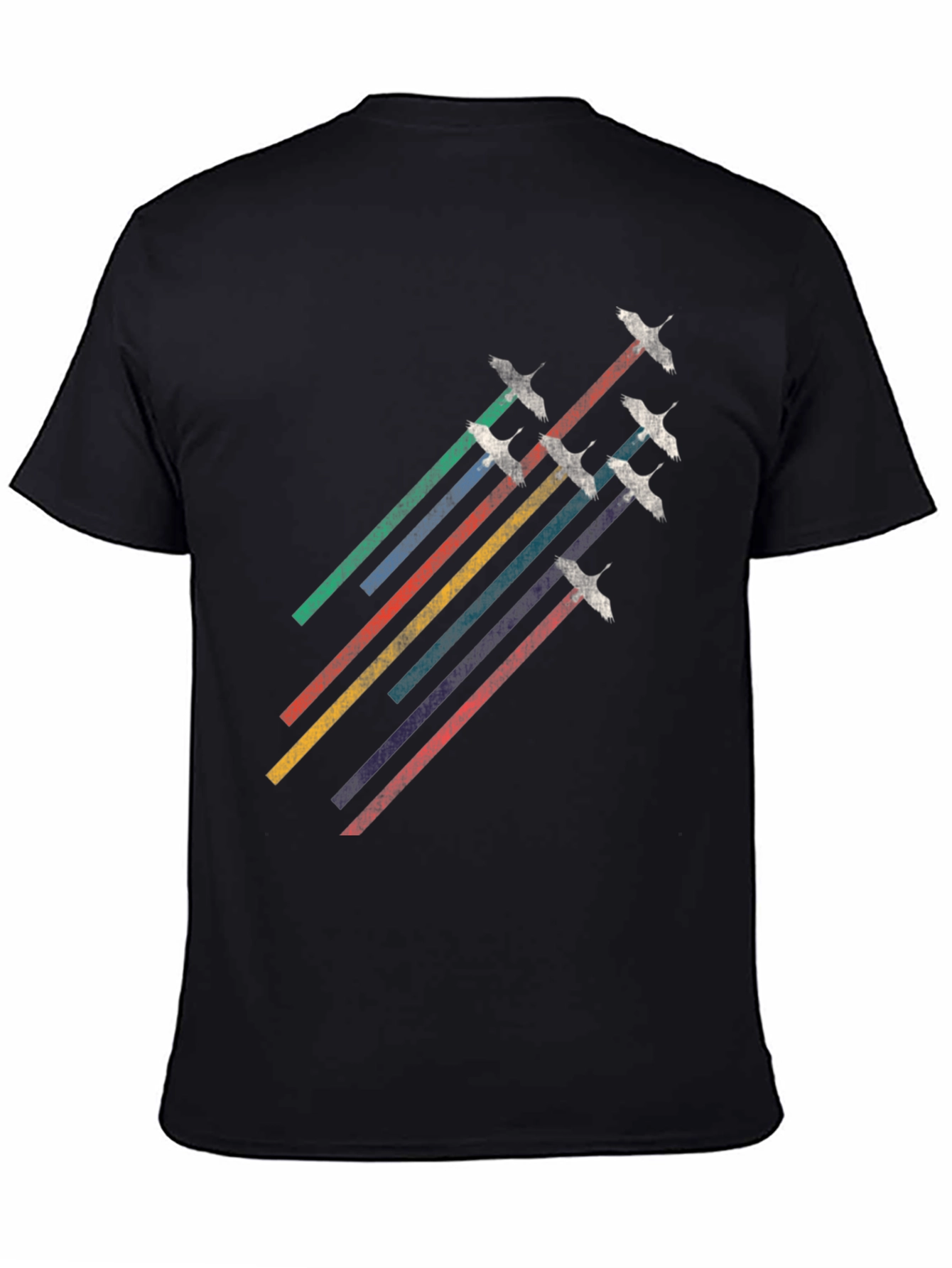 Retro Crane Flight Graphic Tee