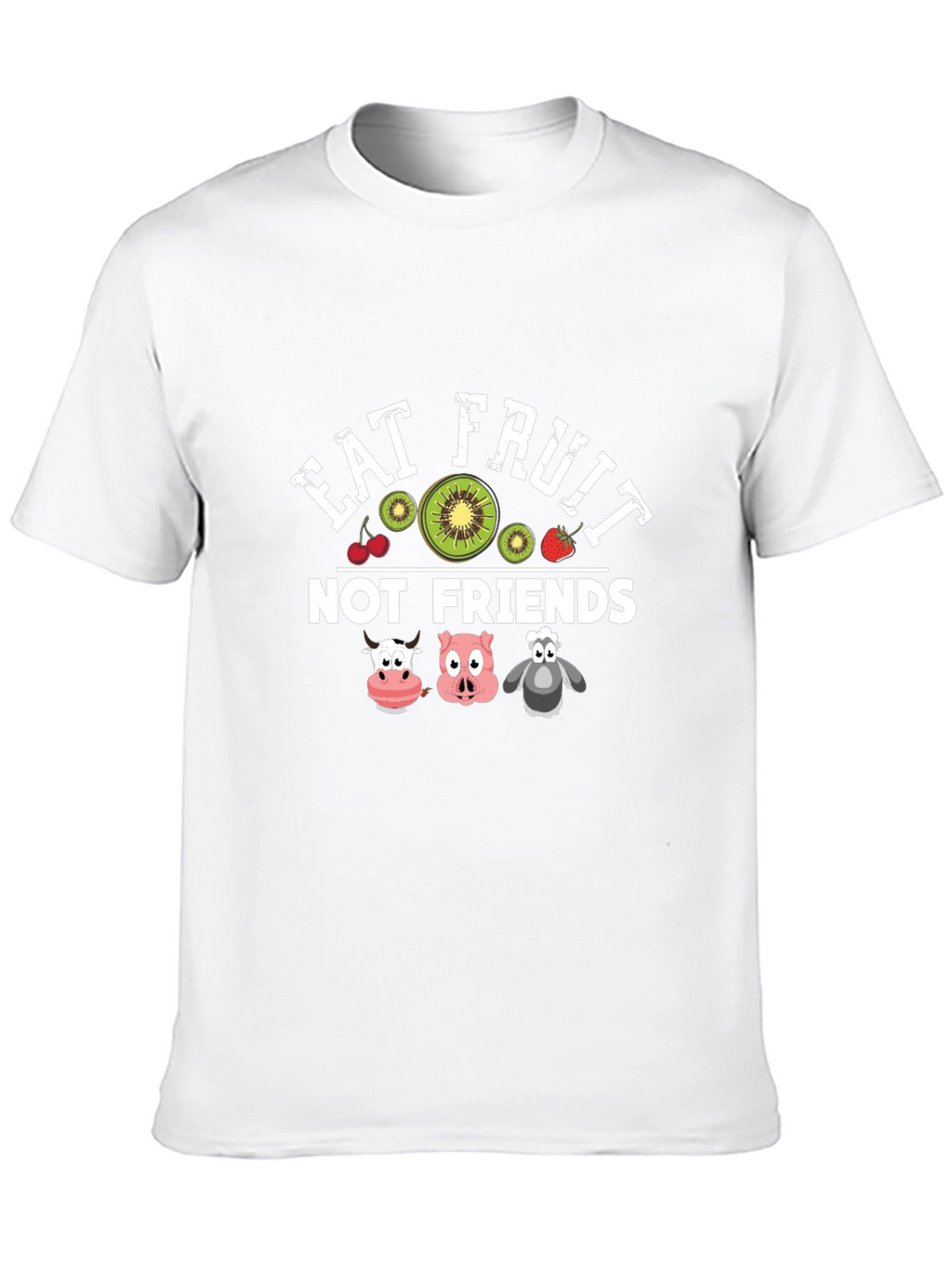 Eat Fruit Not Friends Vegan T-Shirt