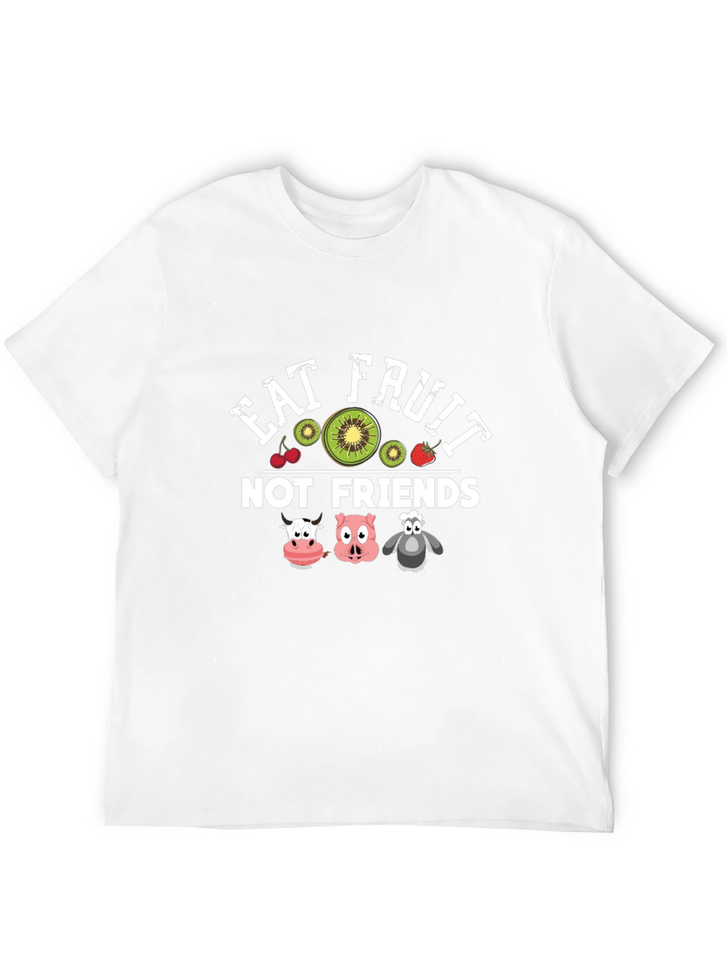 Eat Fruit Not Friends Vegan T-Shirt