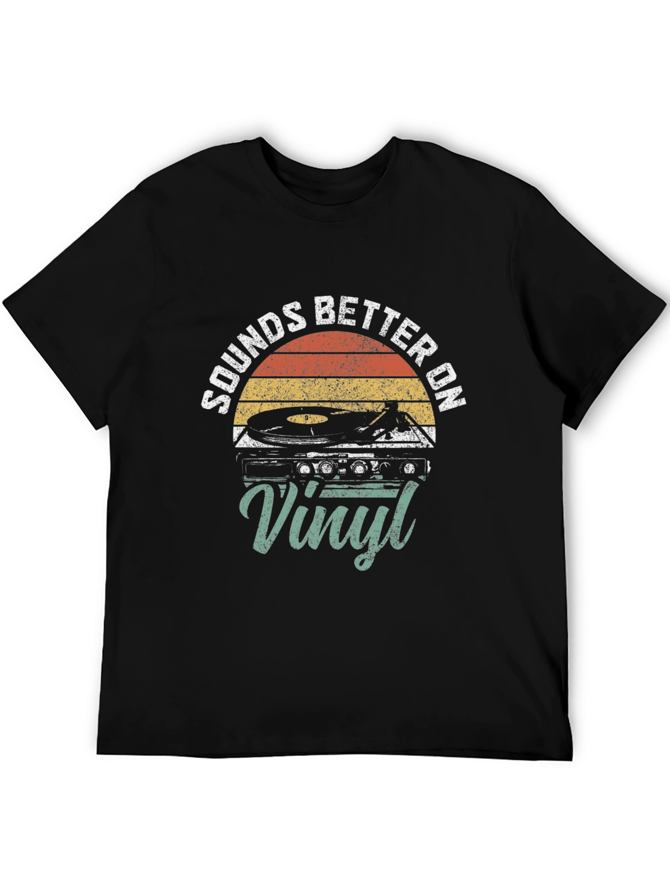 Sounds Better On Vinyl Retro T-Shirt