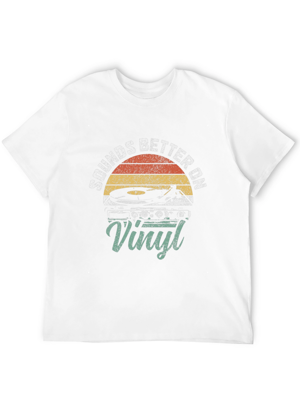 Sounds Better On Vinyl Retro T-Shirt