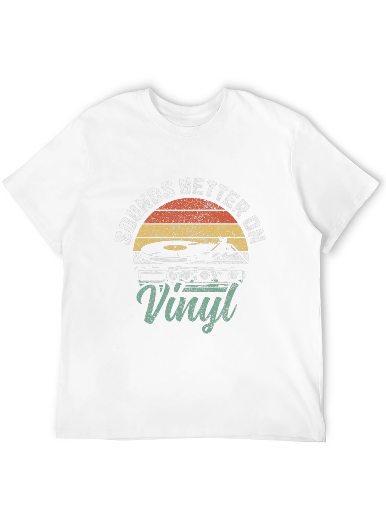Sounds Better On Vinyl Retro T-Shirt