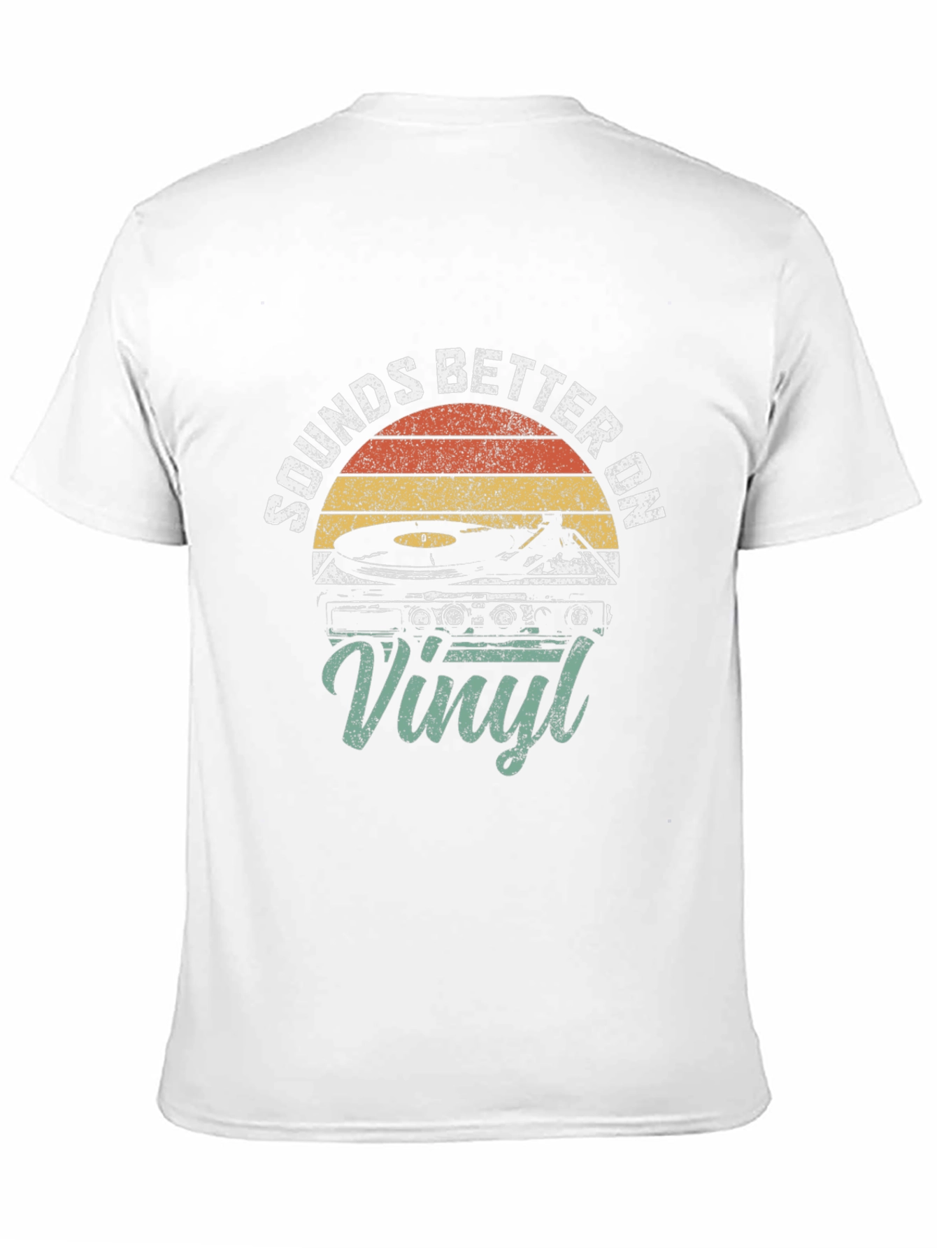 Sounds Better On Vinyl Retro T-Shirt