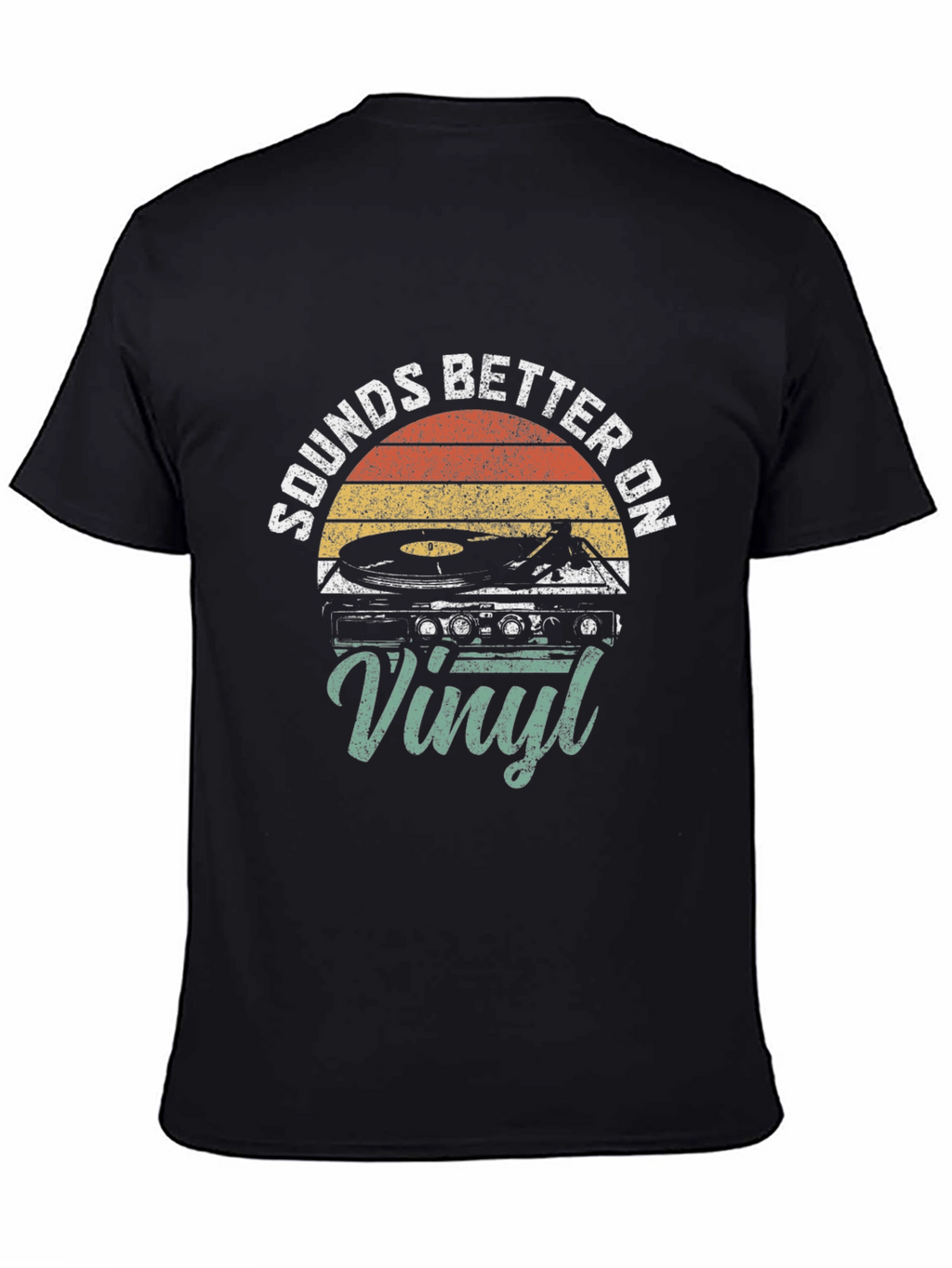 Sounds Better On Vinyl Retro T-Shirt