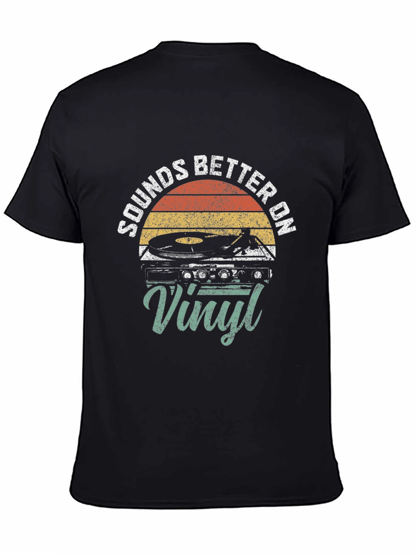 Sounds Better On Vinyl Retro T-Shirt