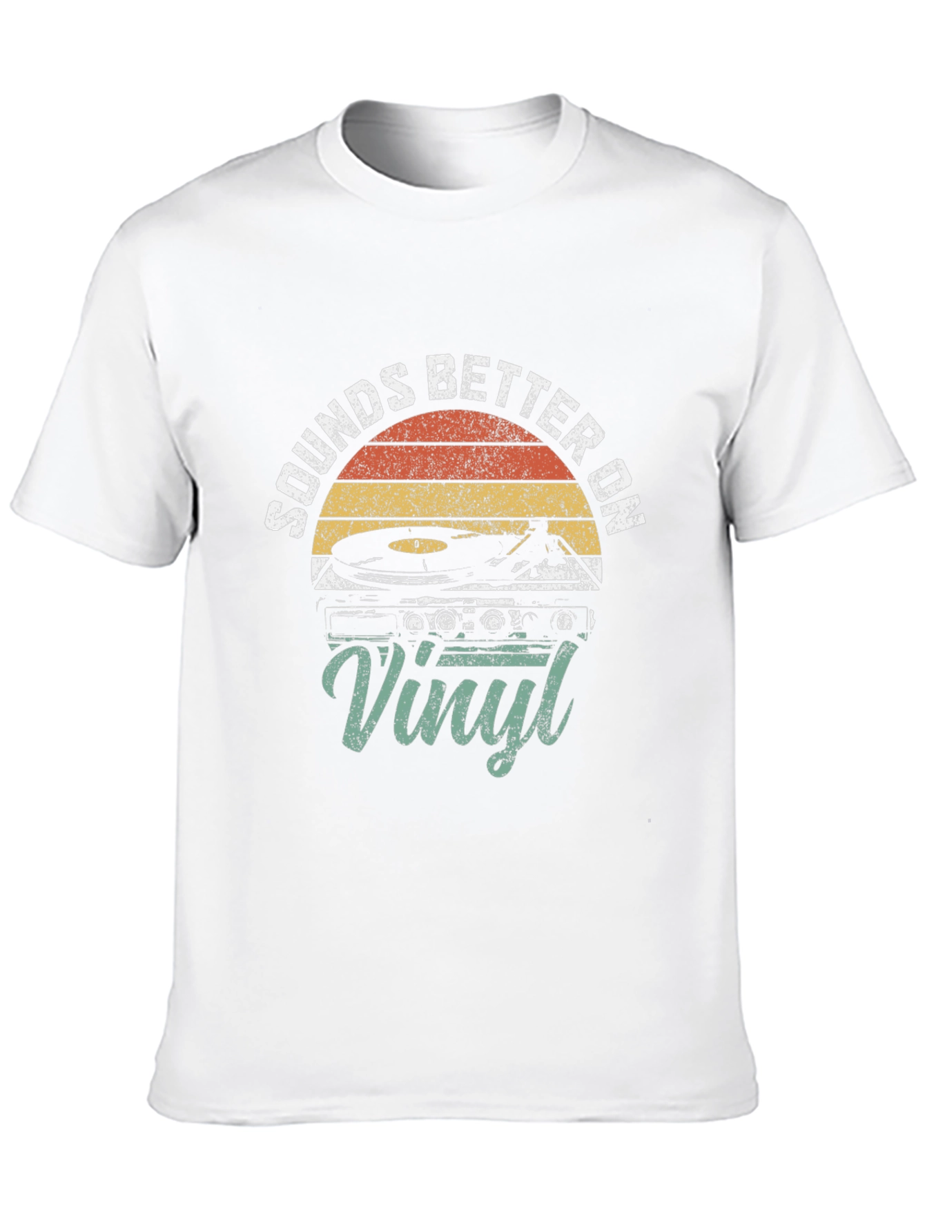Sounds Better On Vinyl Retro T-Shirt