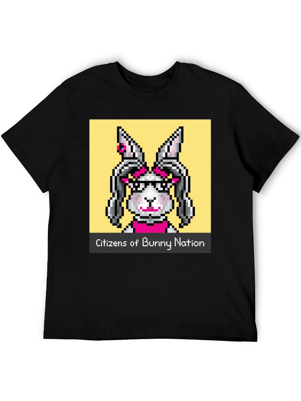 Citizens of Bunny Nation Black T-Shirt