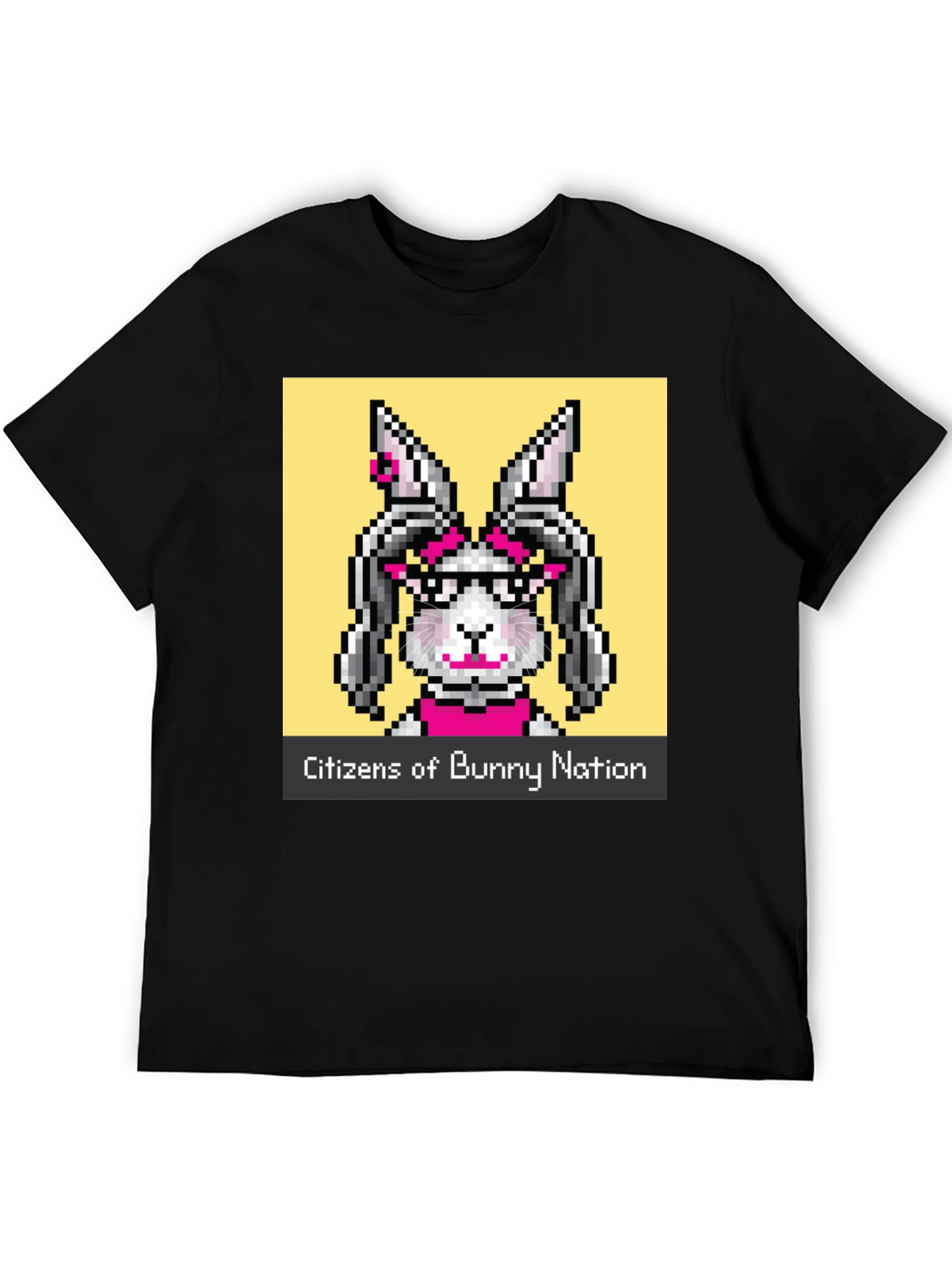 Citizens of Bunny Nation Black T-Shirt