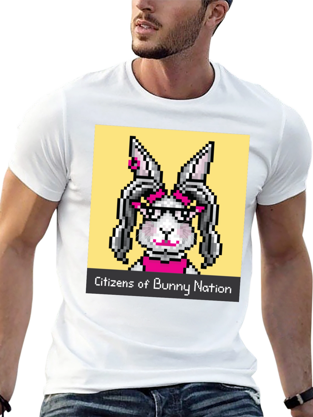 Citizens of Bunny Nation Black T-Shirt