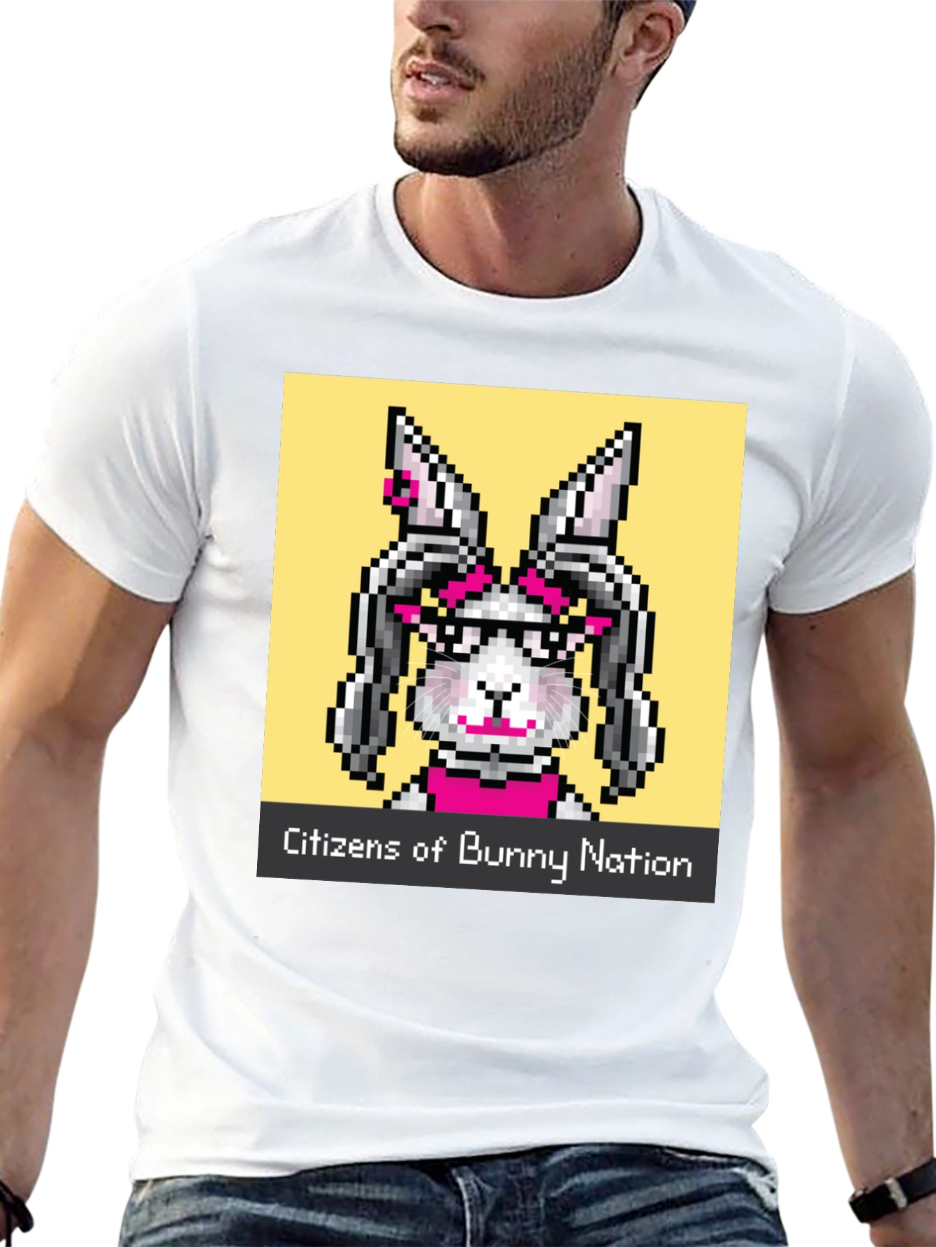 Citizens of Bunny Nation Black T-Shirt
