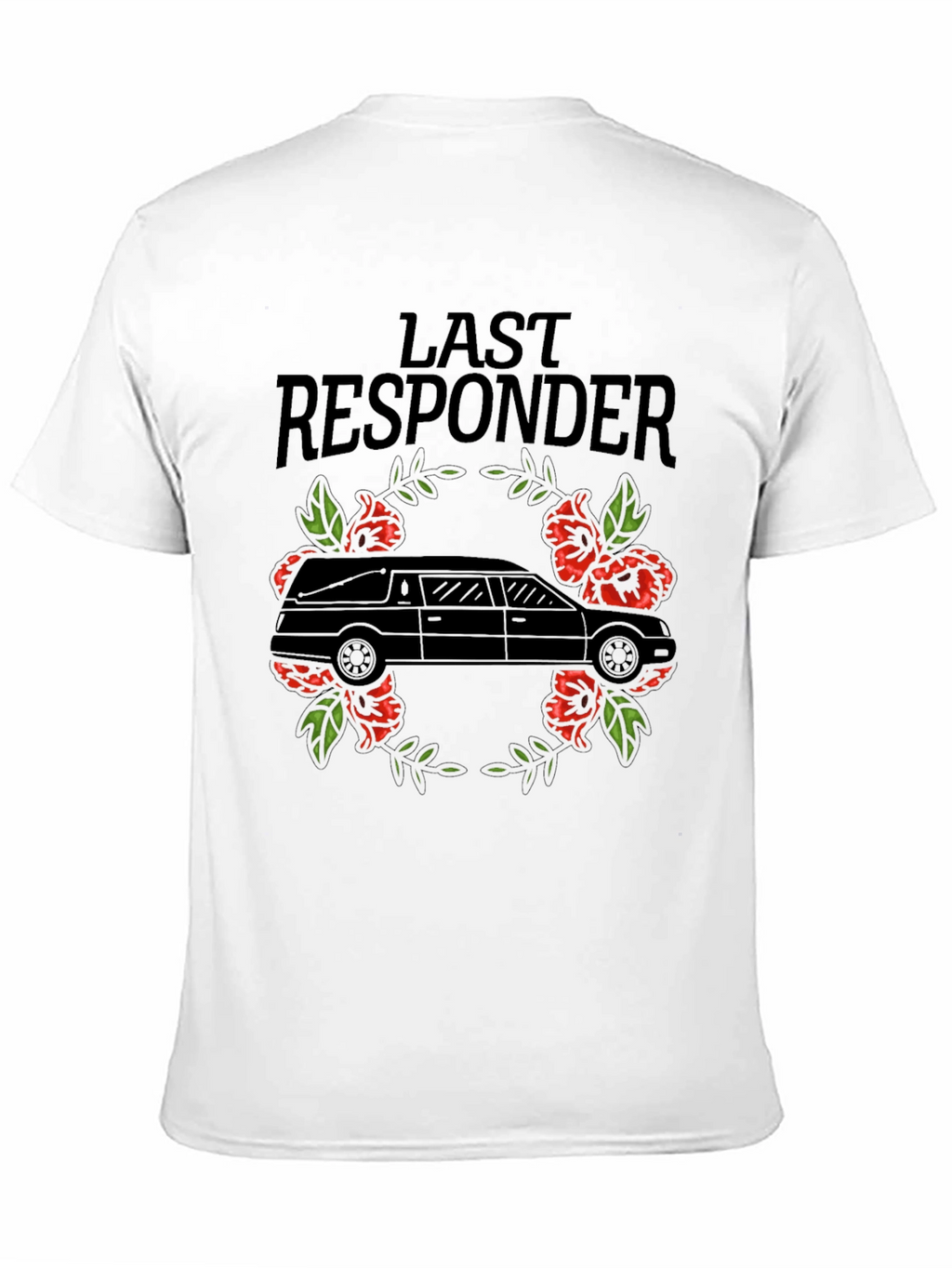 Last Responder Hearse Graphic T-Shirt