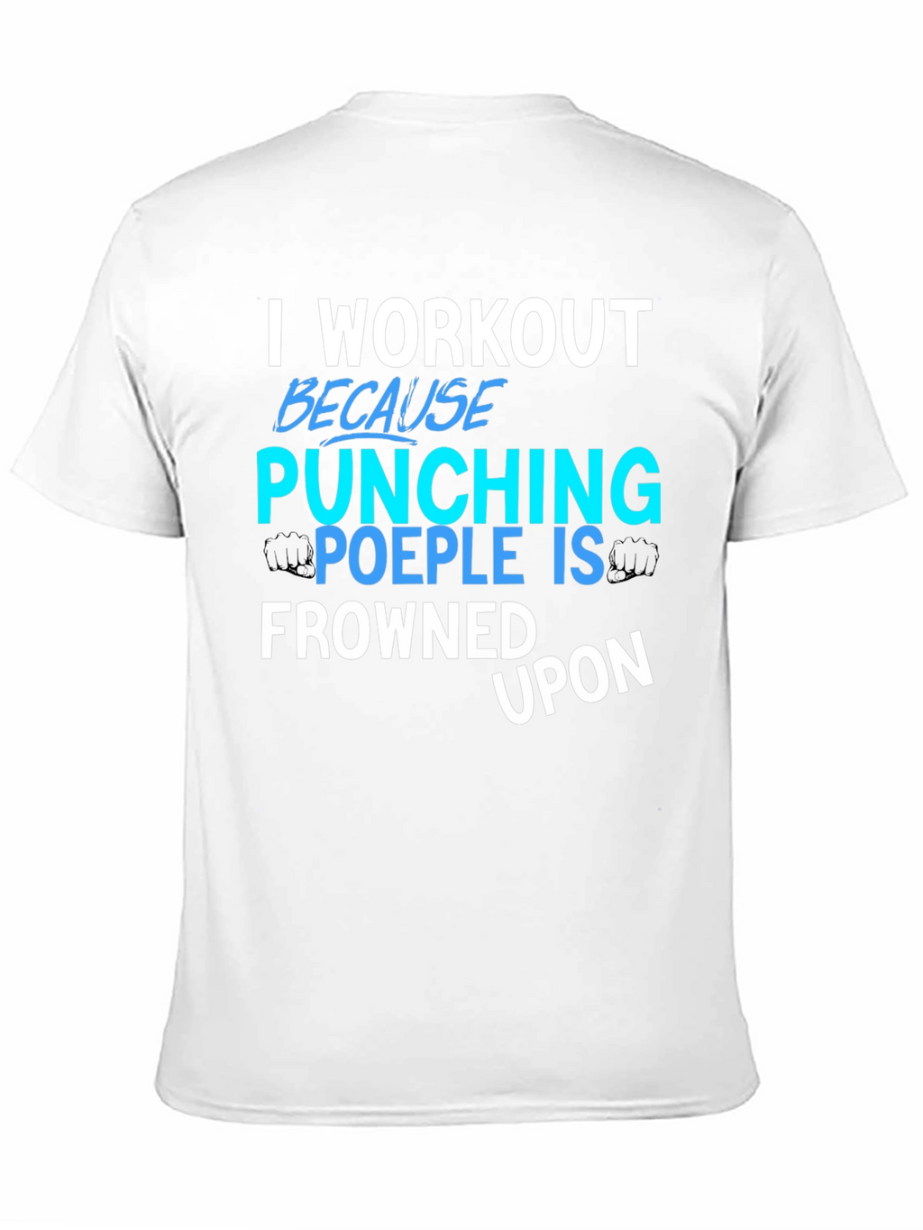 Workout Punching People Graphic Tee