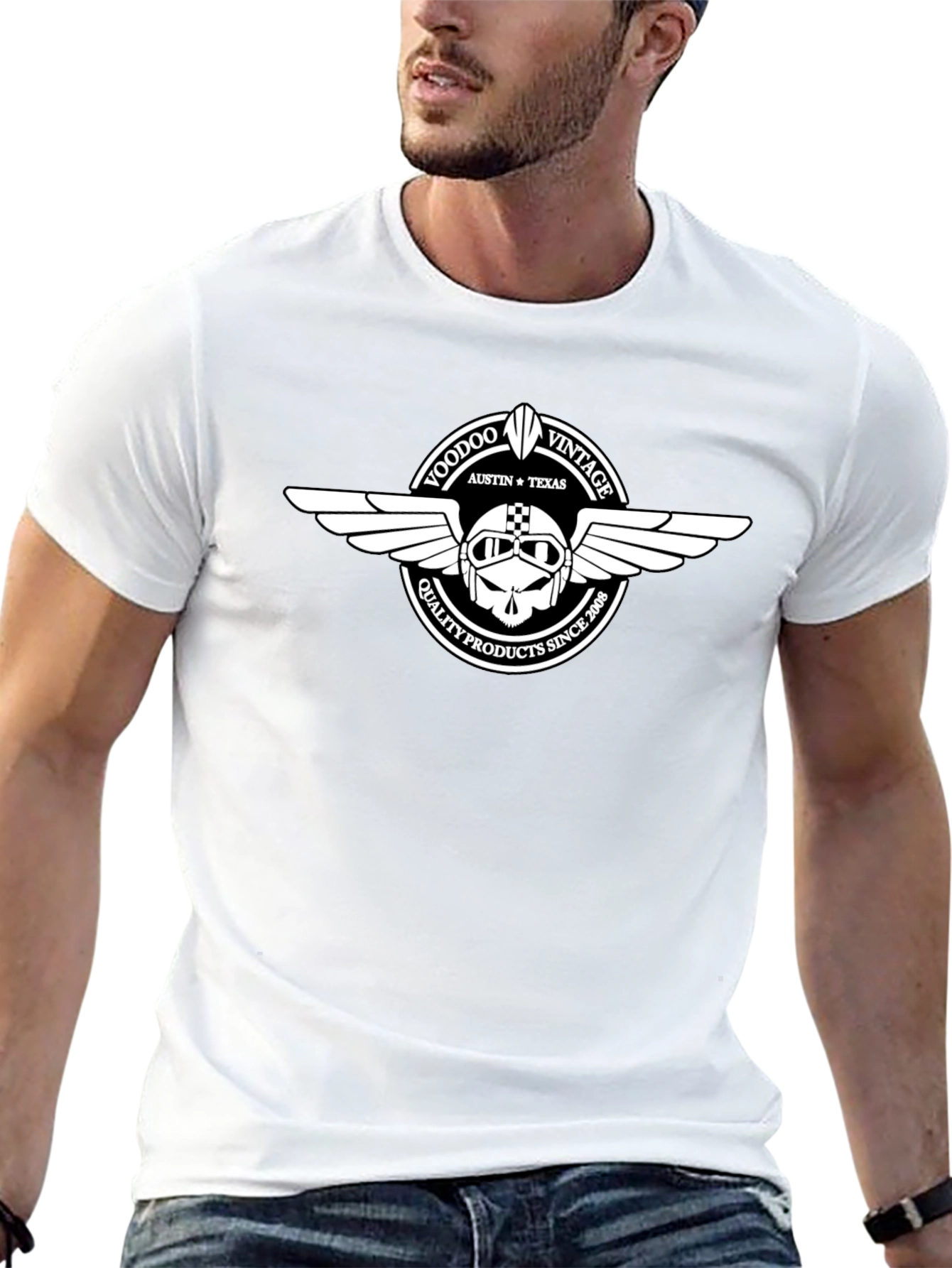 Voodoo Vintage Graphic Tee - Austin Texas
