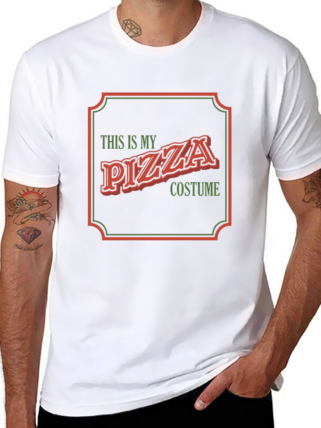 Pizza Costume T-Shirt - Funny Halloween Tee