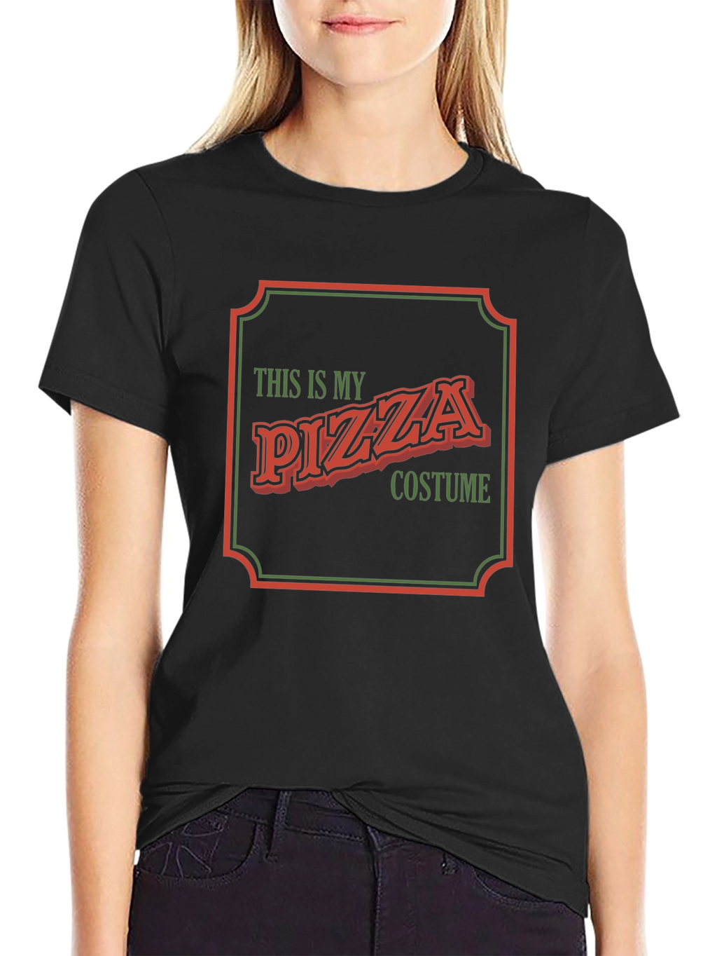 Pizza Costume T-Shirt - Funny Halloween Tee