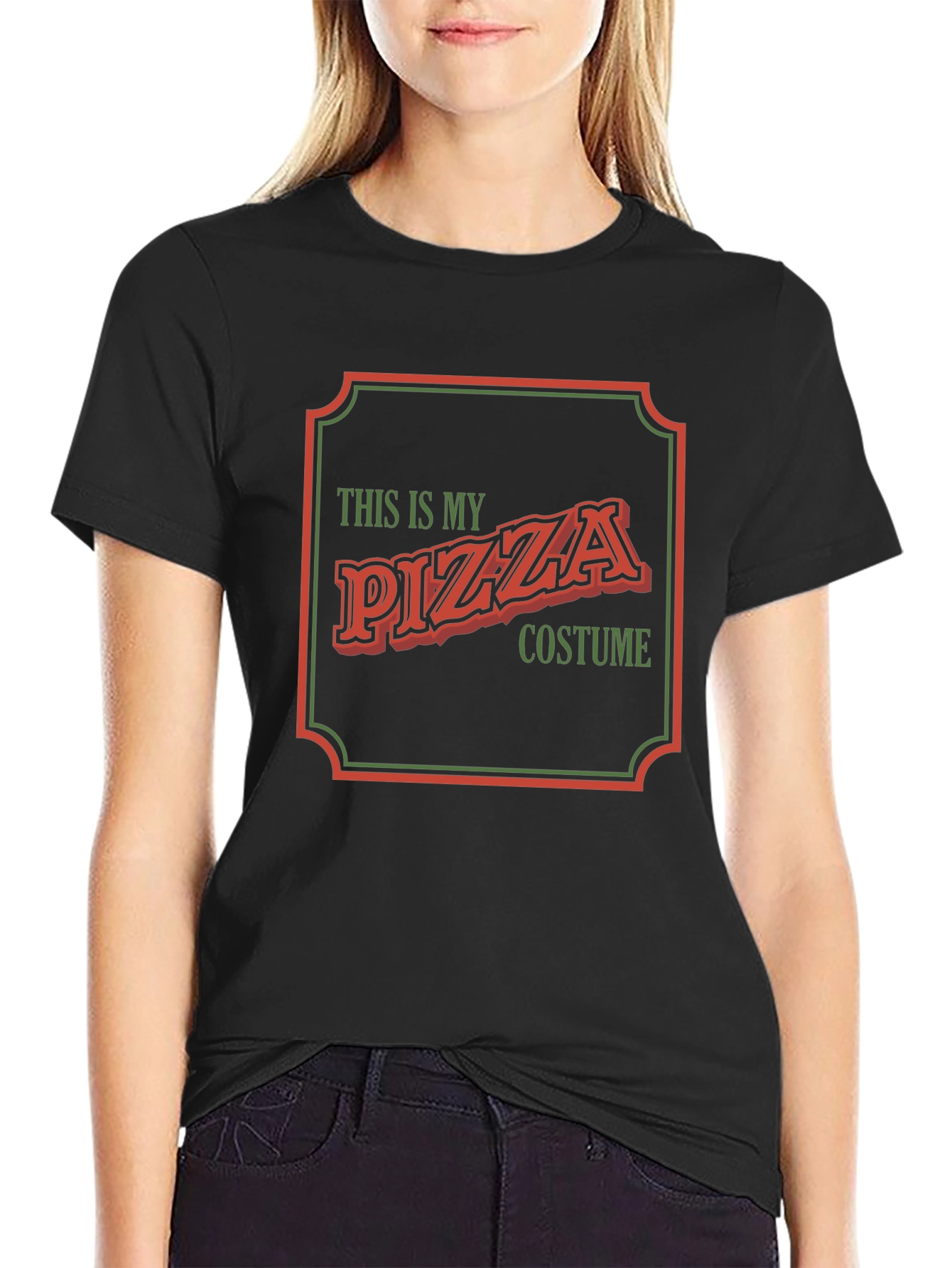 Pizza Costume T-Shirt - Funny Halloween Tee