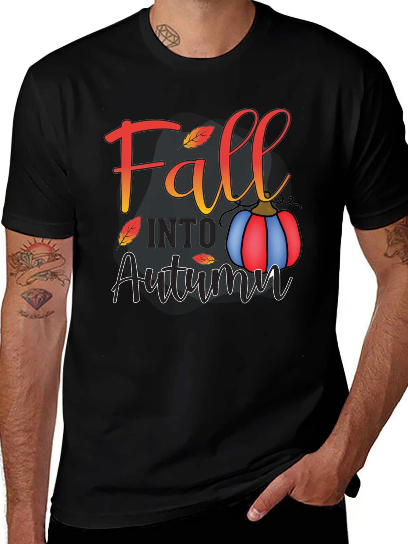 Fall Into Autumn T-Shirt - Stylish Seasonal Tee