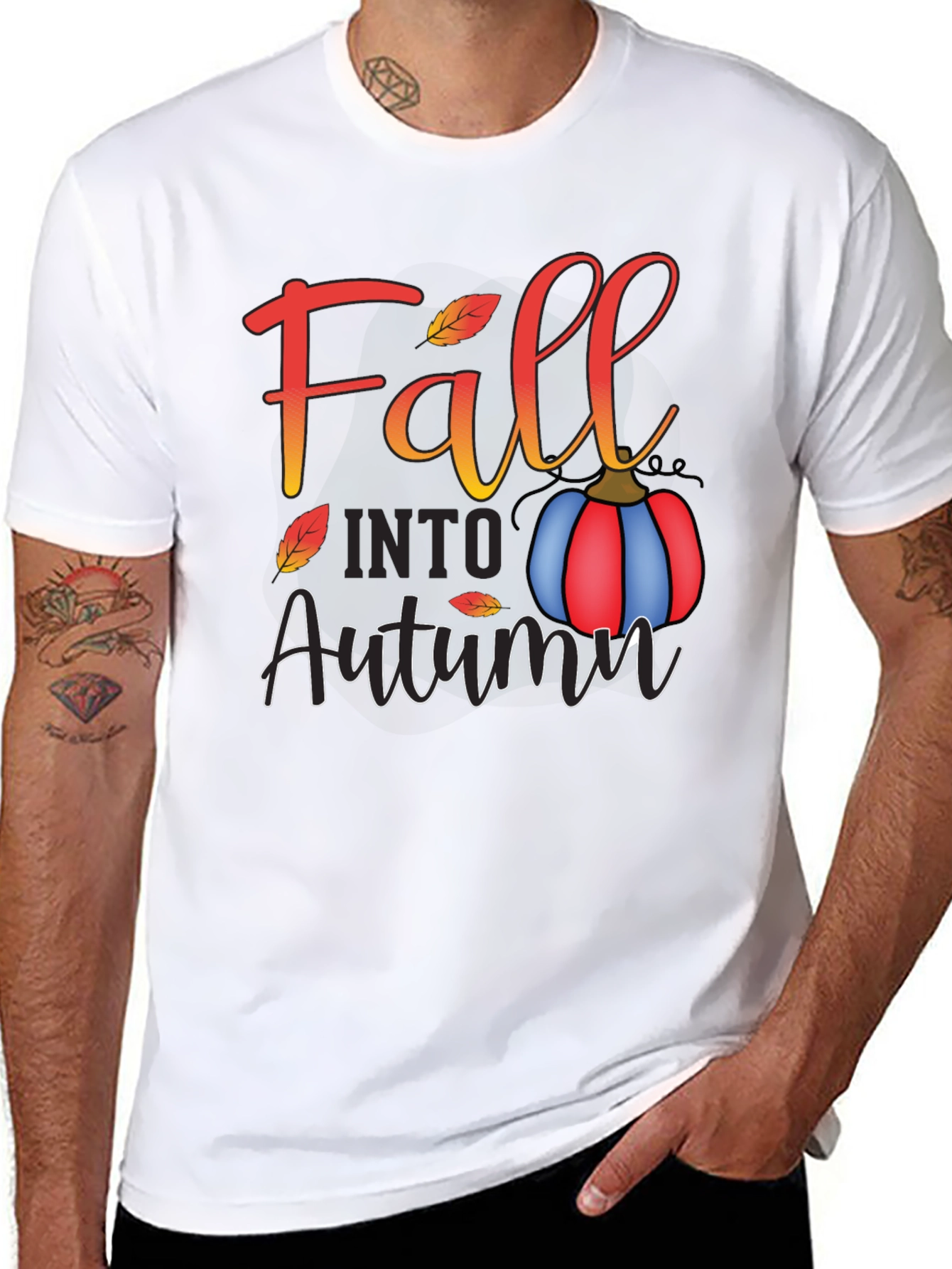 Fall Into Autumn T-Shirt - Stylish Seasonal Tee