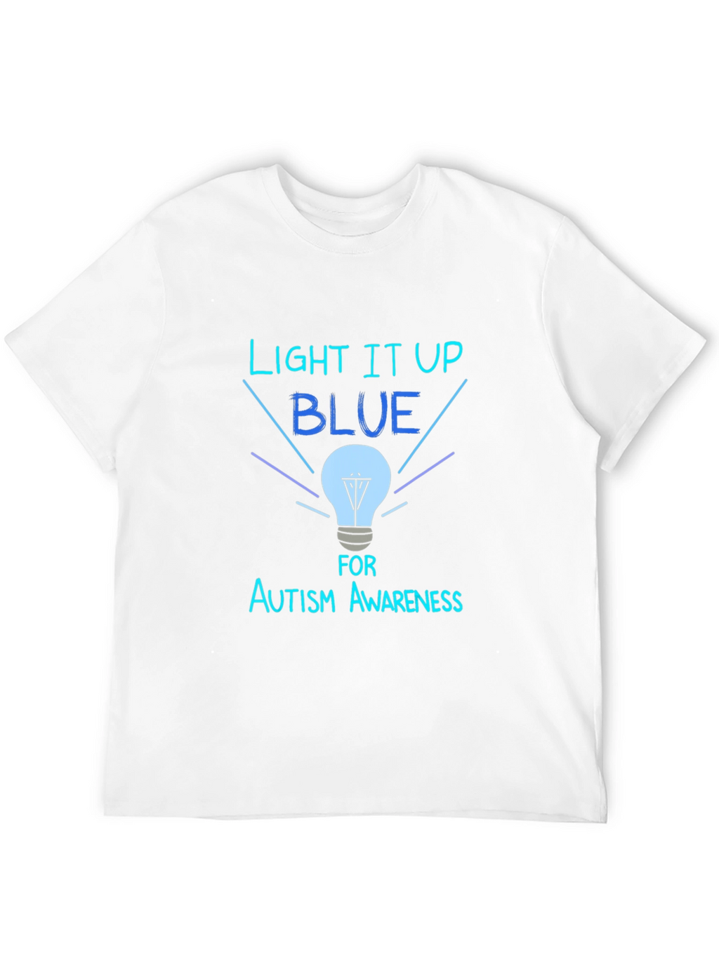 Autism Awareness T-Shirt - Light it Up Blue