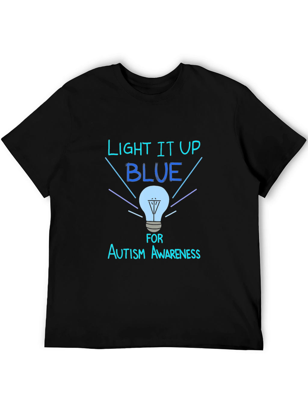 Autism Awareness T-Shirt - Light it Up Blue