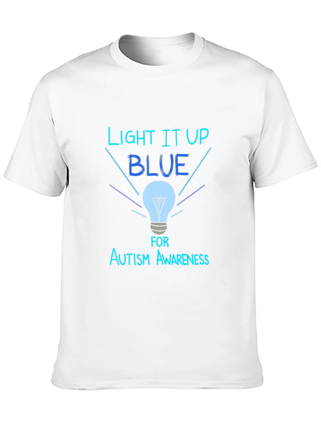 Autism Awareness T-Shirt - Light it Up Blue