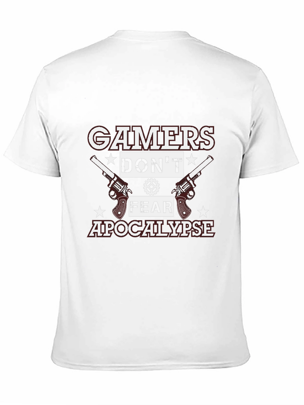 Gamers Dont Fear Apocalypse Black T-Shirt