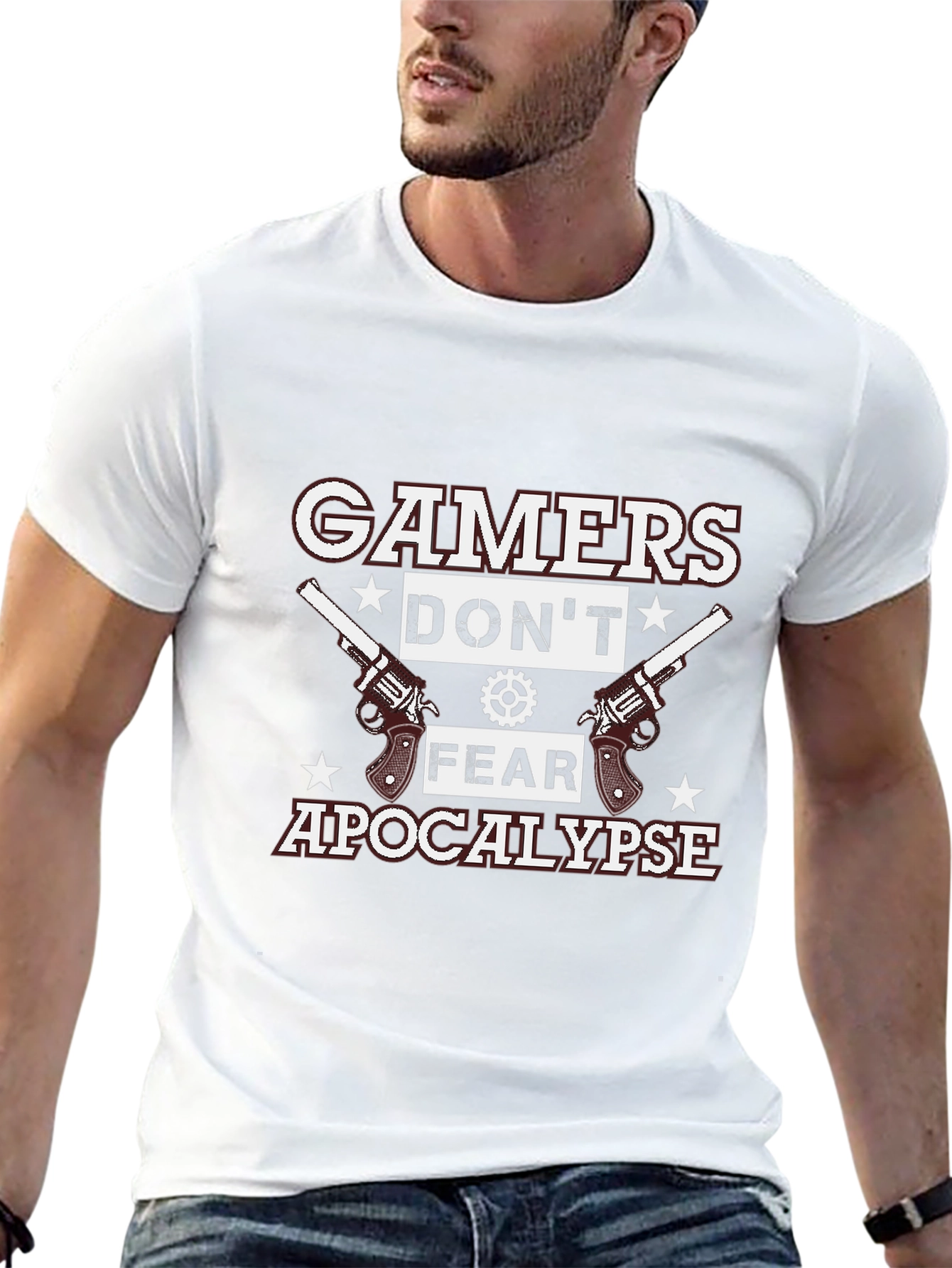 Gamers Dont Fear Apocalypse Black T-Shirt
