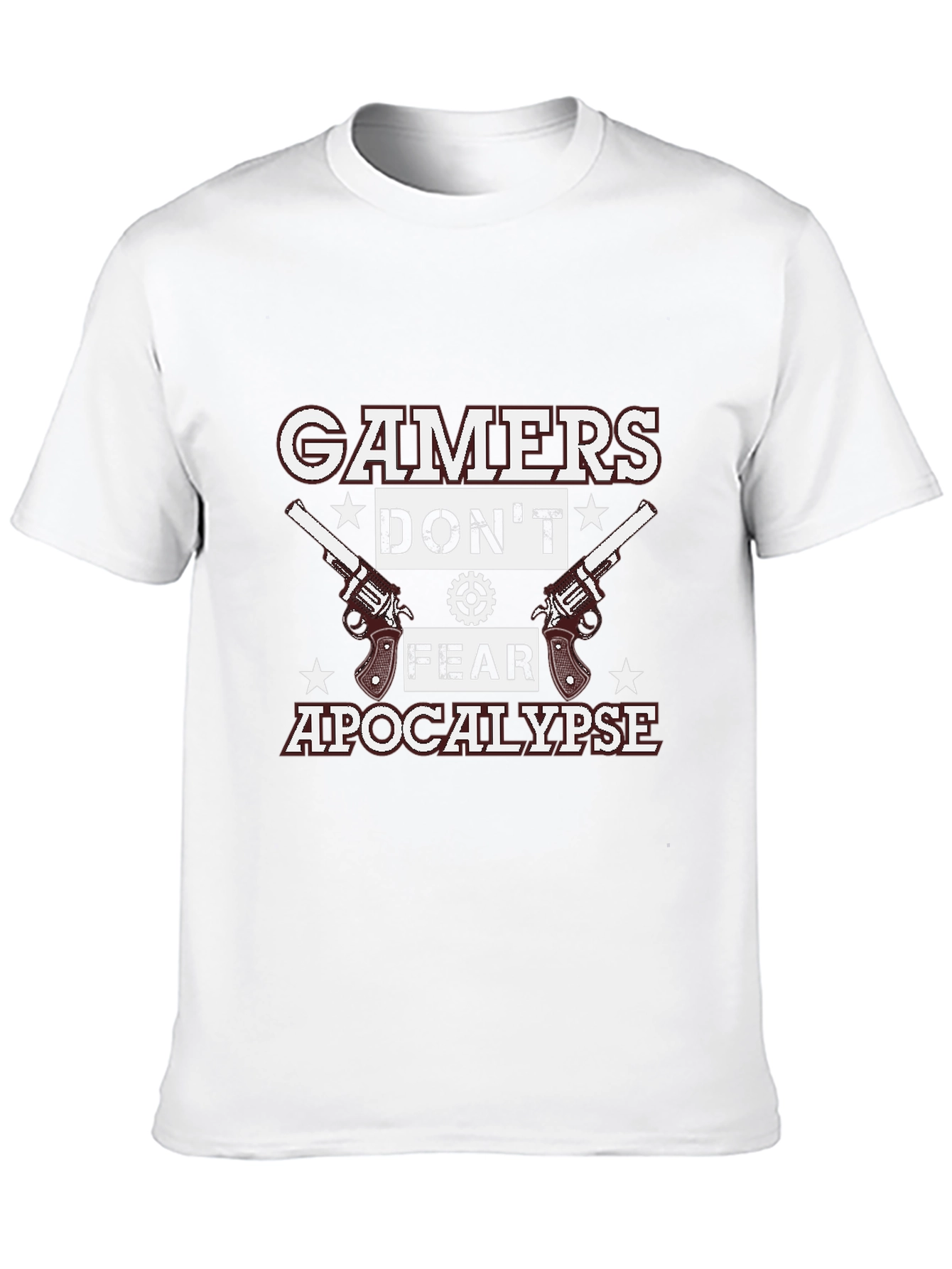 Gamers Dont Fear Apocalypse Black T-Shirt