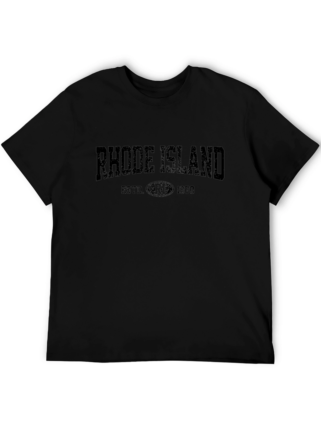 Rhode Island Est. 1970 Graphic Print T-Shirt