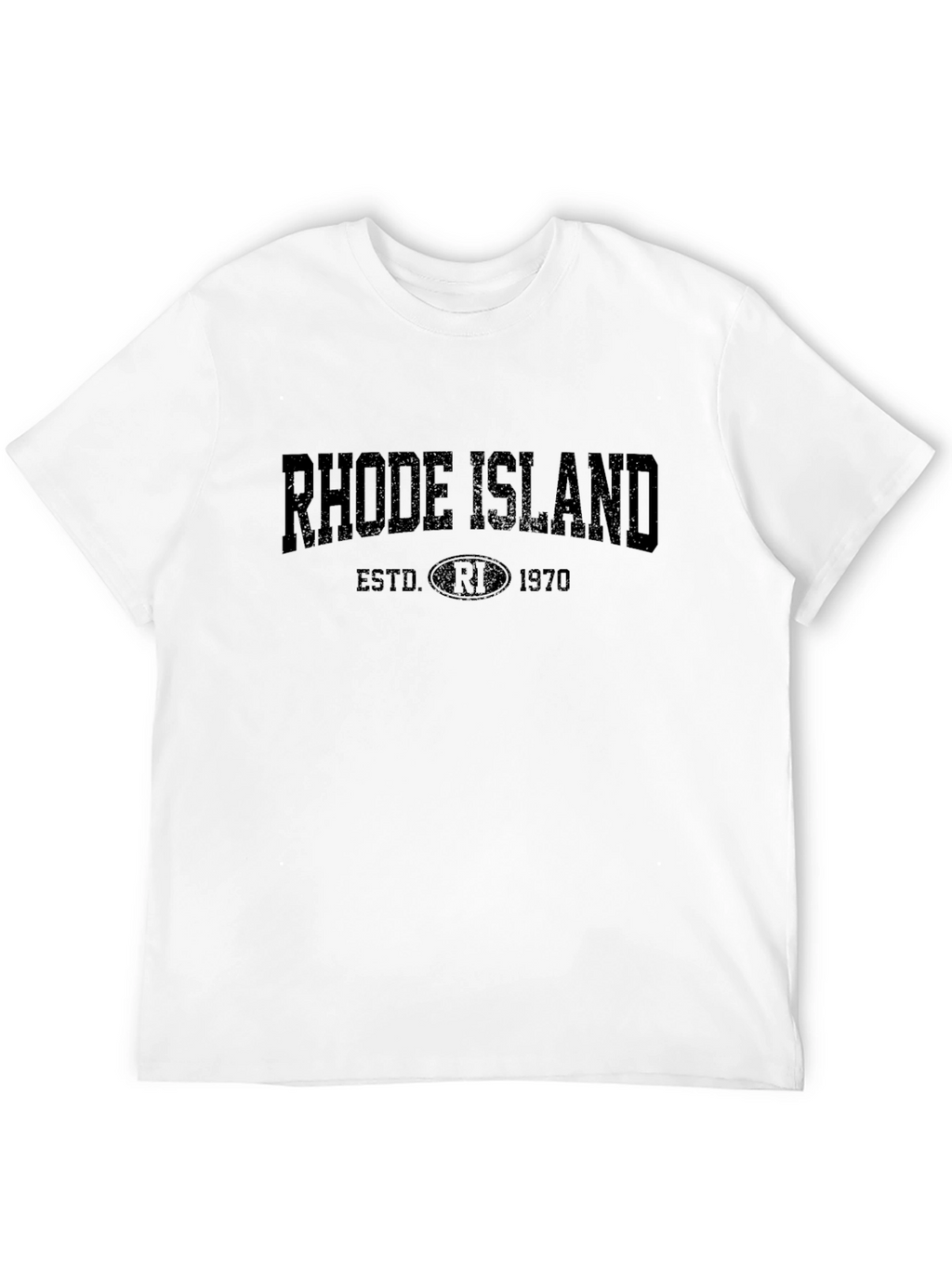 Rhode Island Est. 1970 Graphic Print T-Shirt