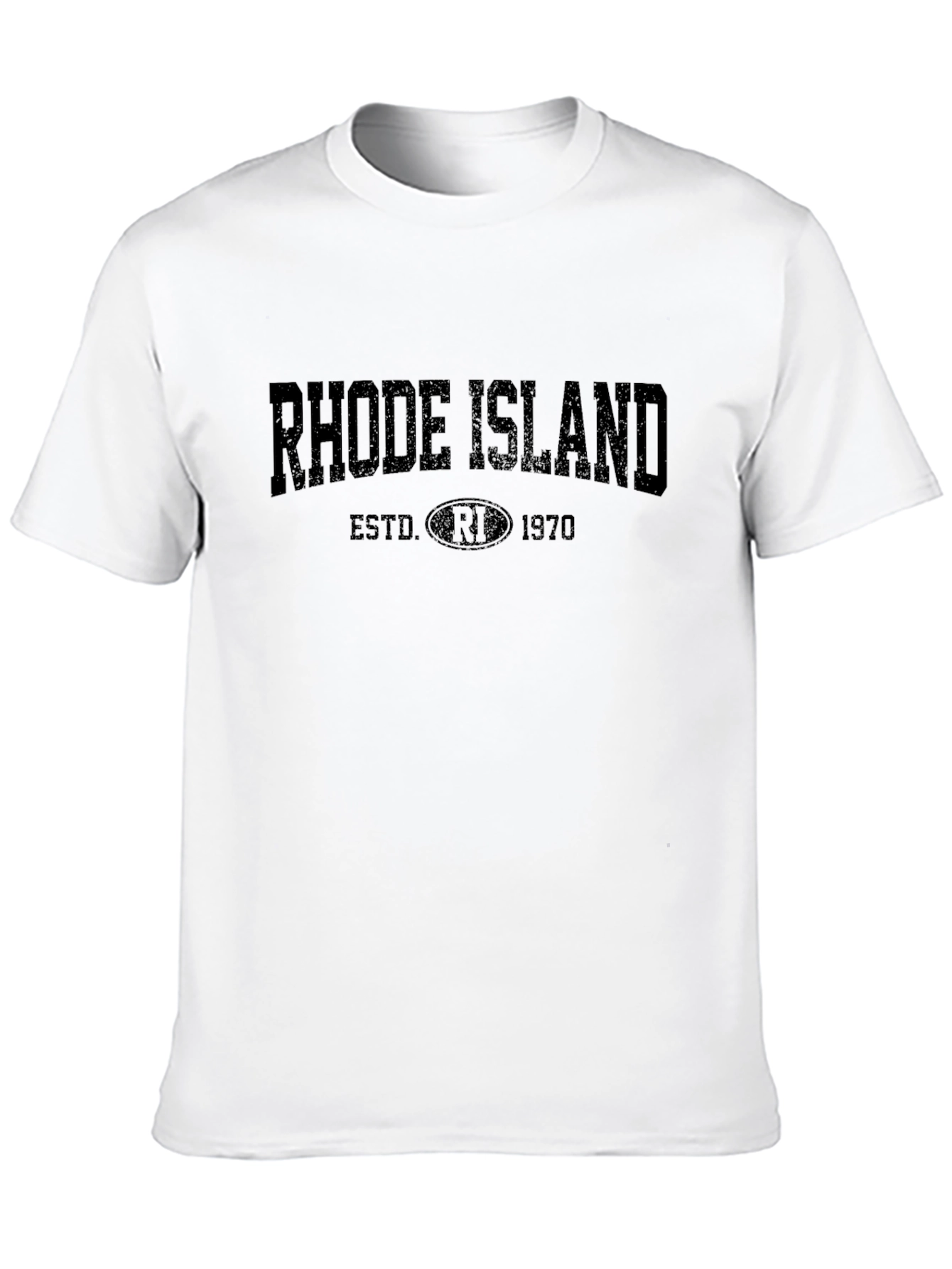 Rhode Island Est. 1970 Graphic Print T-Shirt