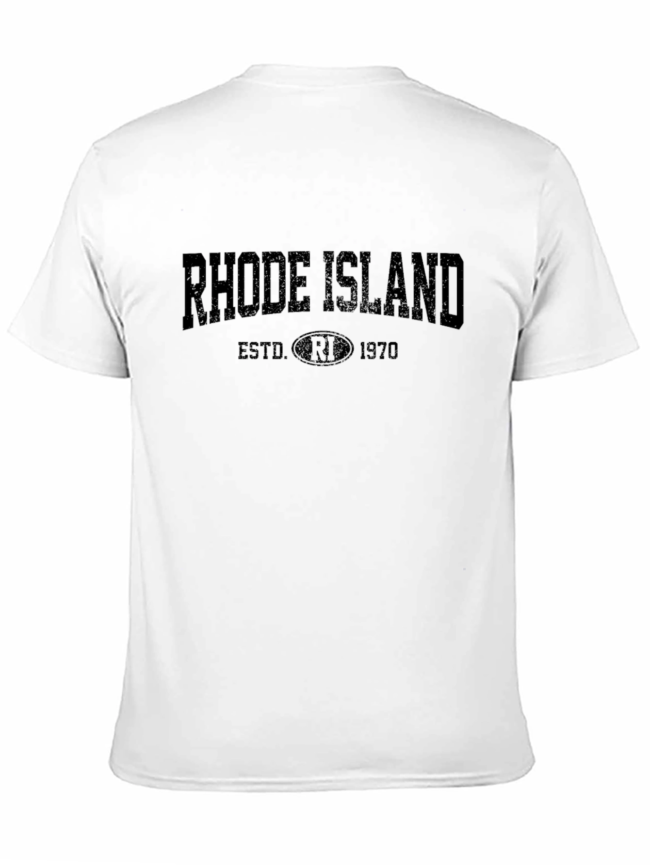 Rhode Island Est. 1970 Graphic Print T-Shirt