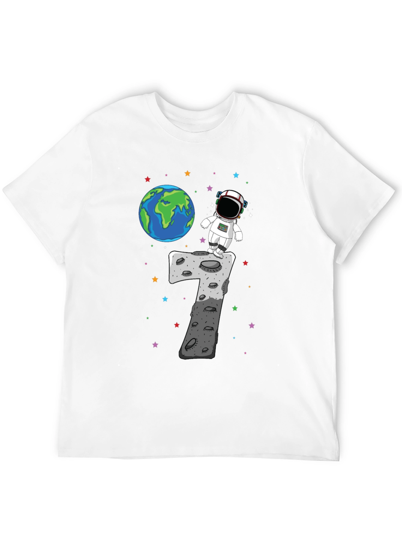 Astronaut 7th Birthday T-Shirt