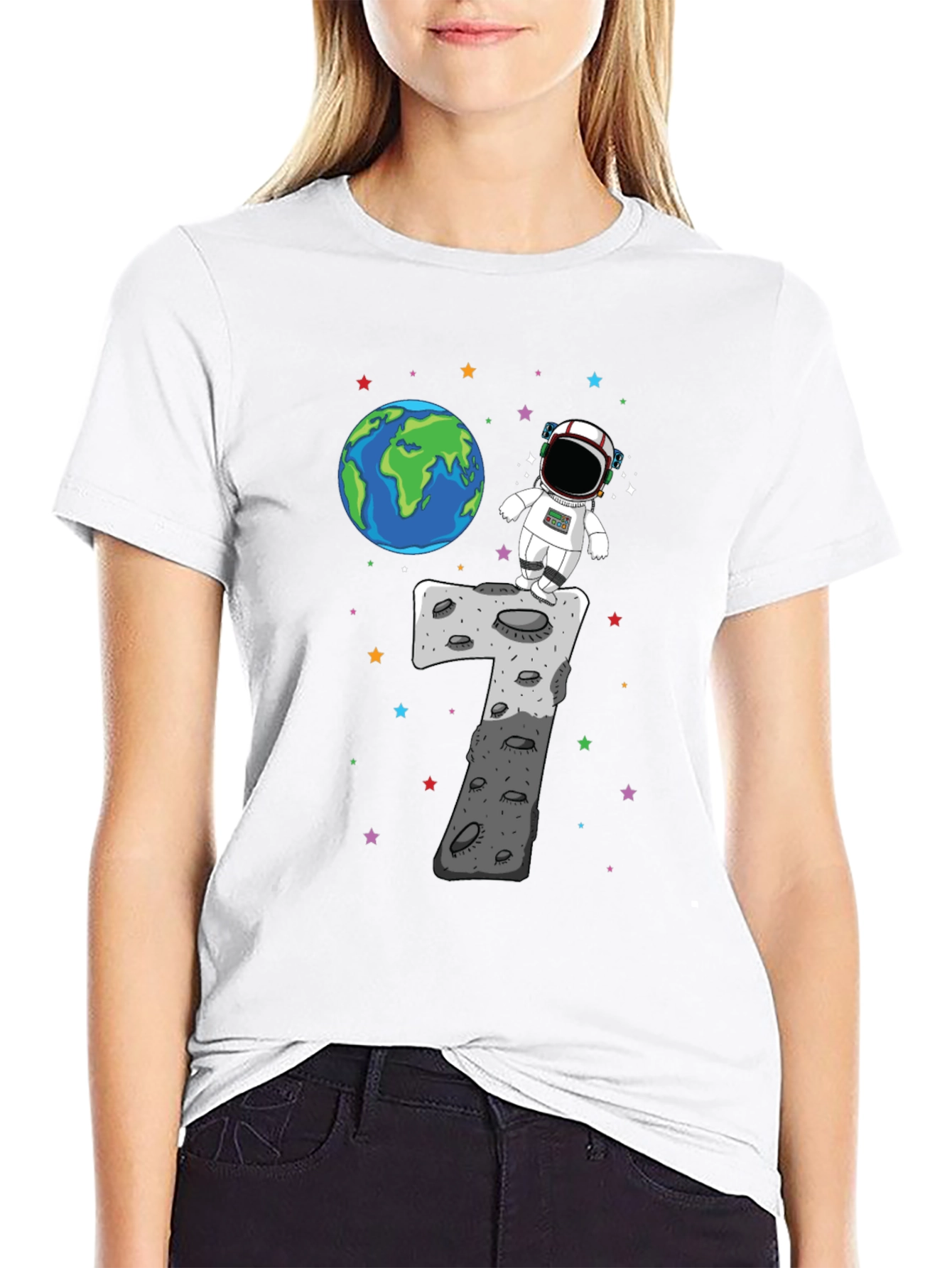 Astronaut 7th Birthday T-Shirt